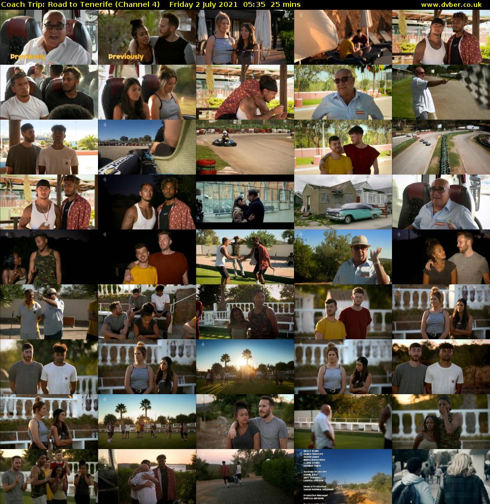 Coach Trip: Road to Tenerife (Channel 4) Friday 2 July 2021 05:35 - 06:00