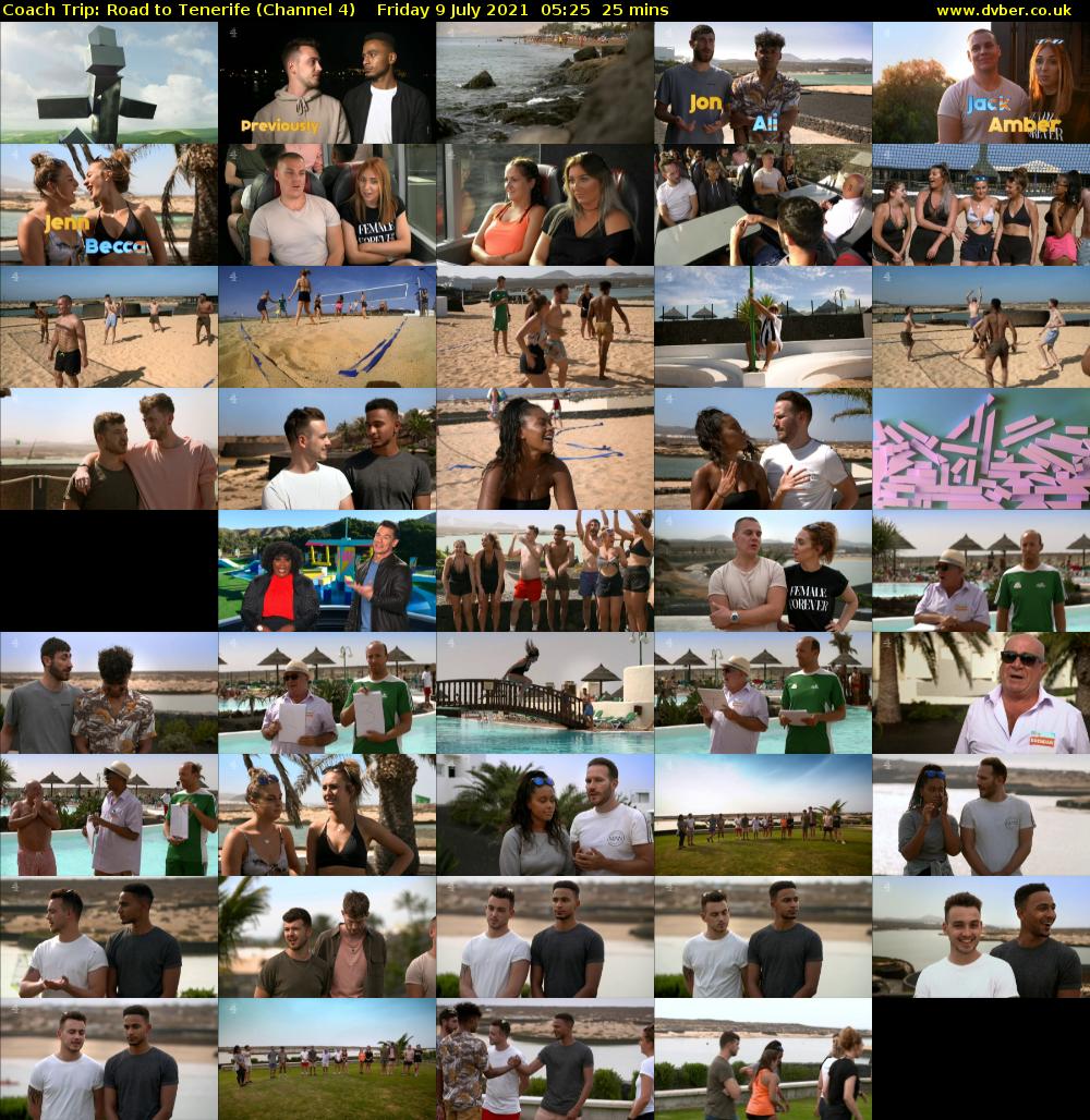 Coach Trip: Road to Tenerife (Channel 4) Friday 9 July 2021 05:25 - 05:50