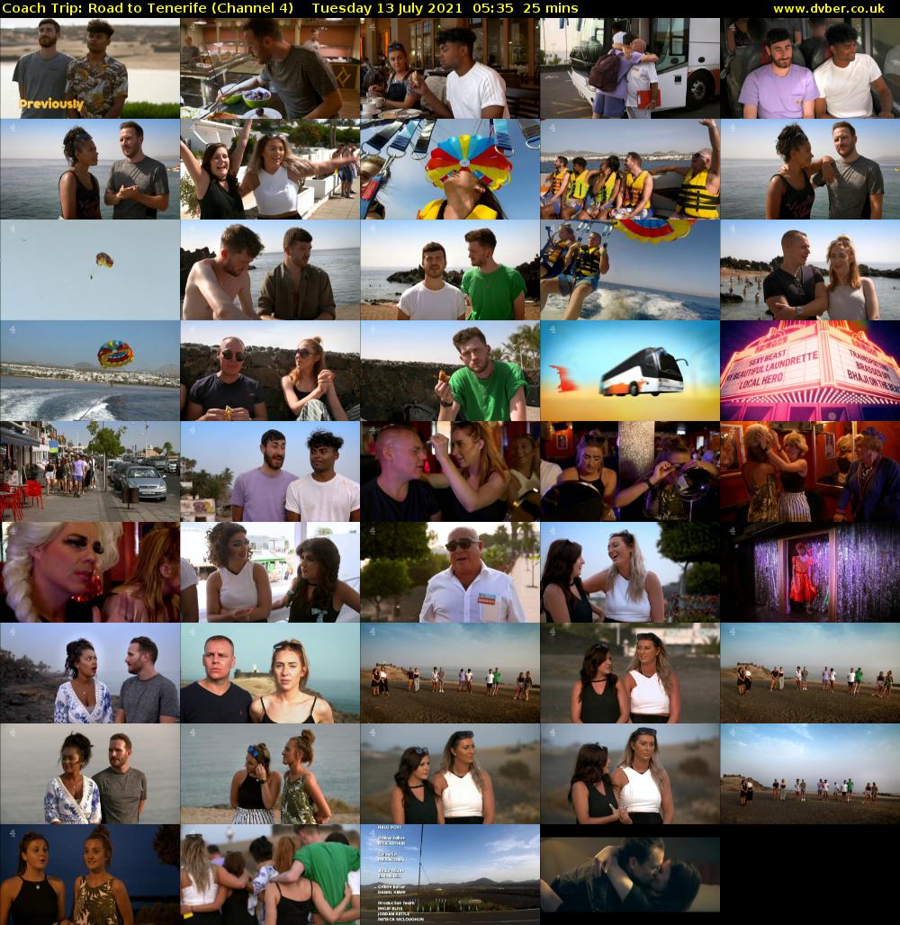 Coach Trip: Road to Tenerife (Channel 4) Tuesday 13 July 2021 05:35 - 06:00