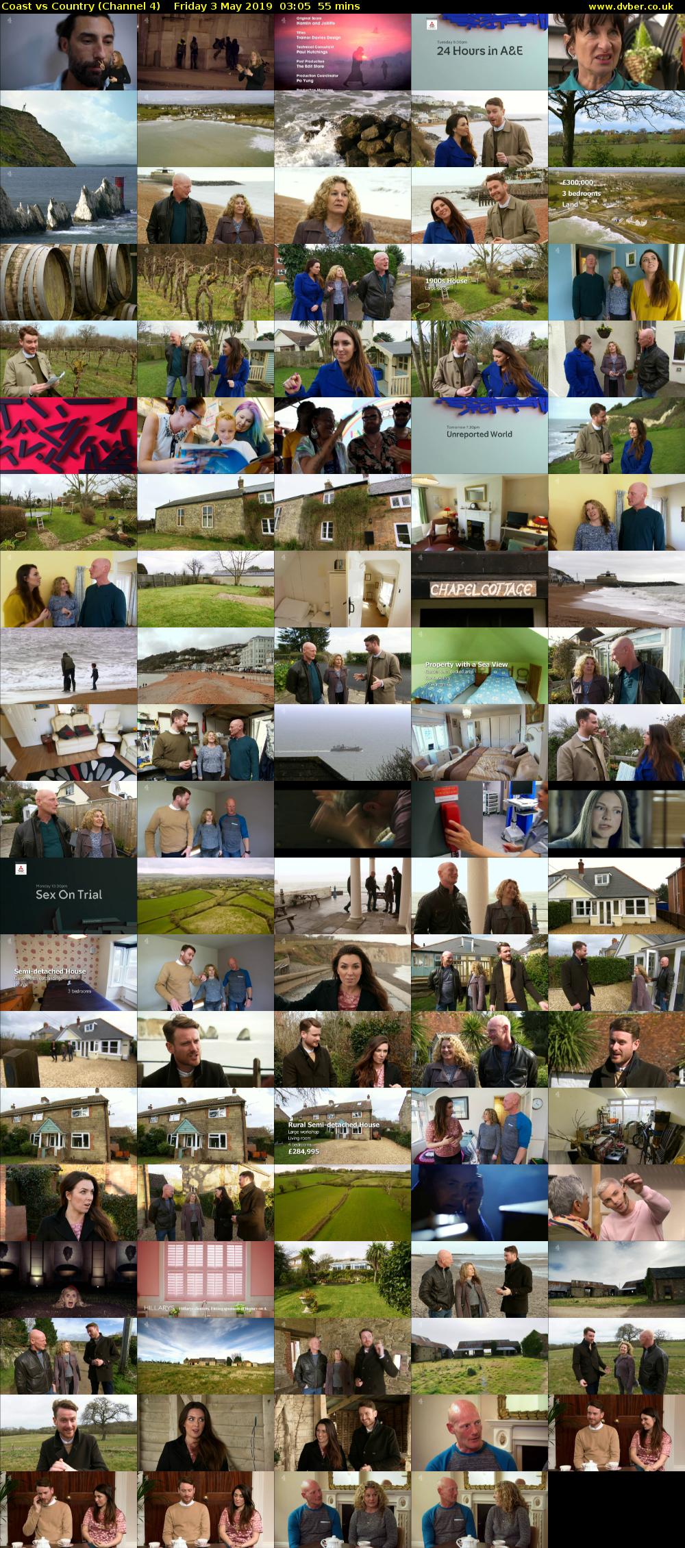 Coast vs Country (Channel 4) Friday 3 May 2019 03:05 - 04:00
