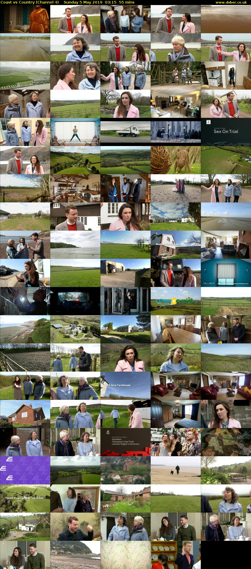 Coast vs Country (Channel 4) Sunday 5 May 2019 03:15 - 04:10