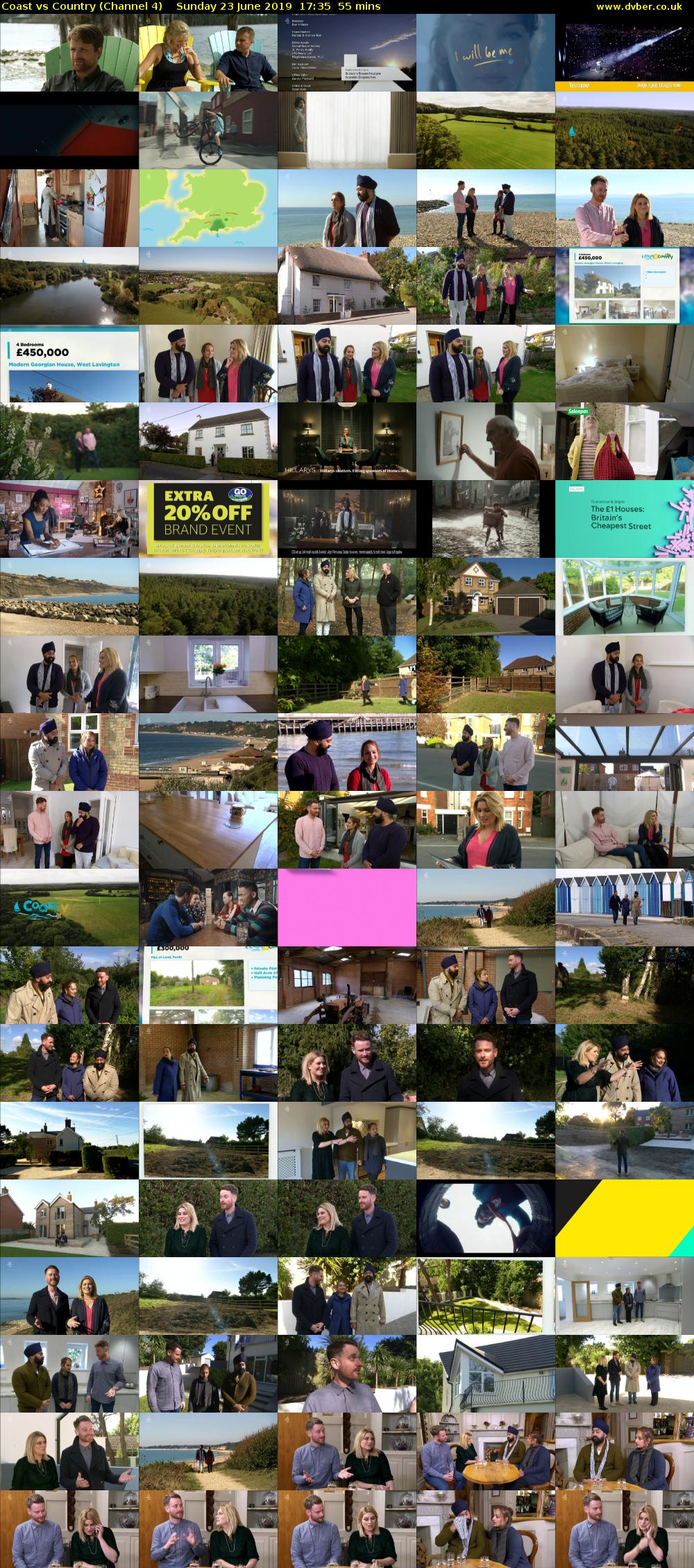 Coast vs Country (Channel 4) Sunday 23 June 2019 17:35 - 18:30