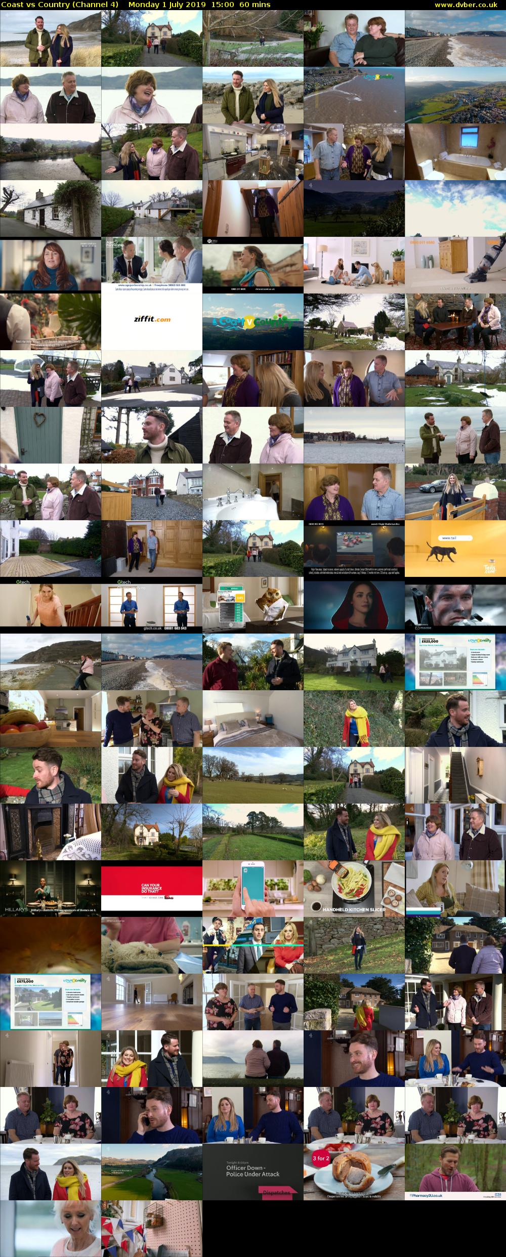 Coast vs Country (Channel 4) Monday 1 July 2019 15:00 - 16:00