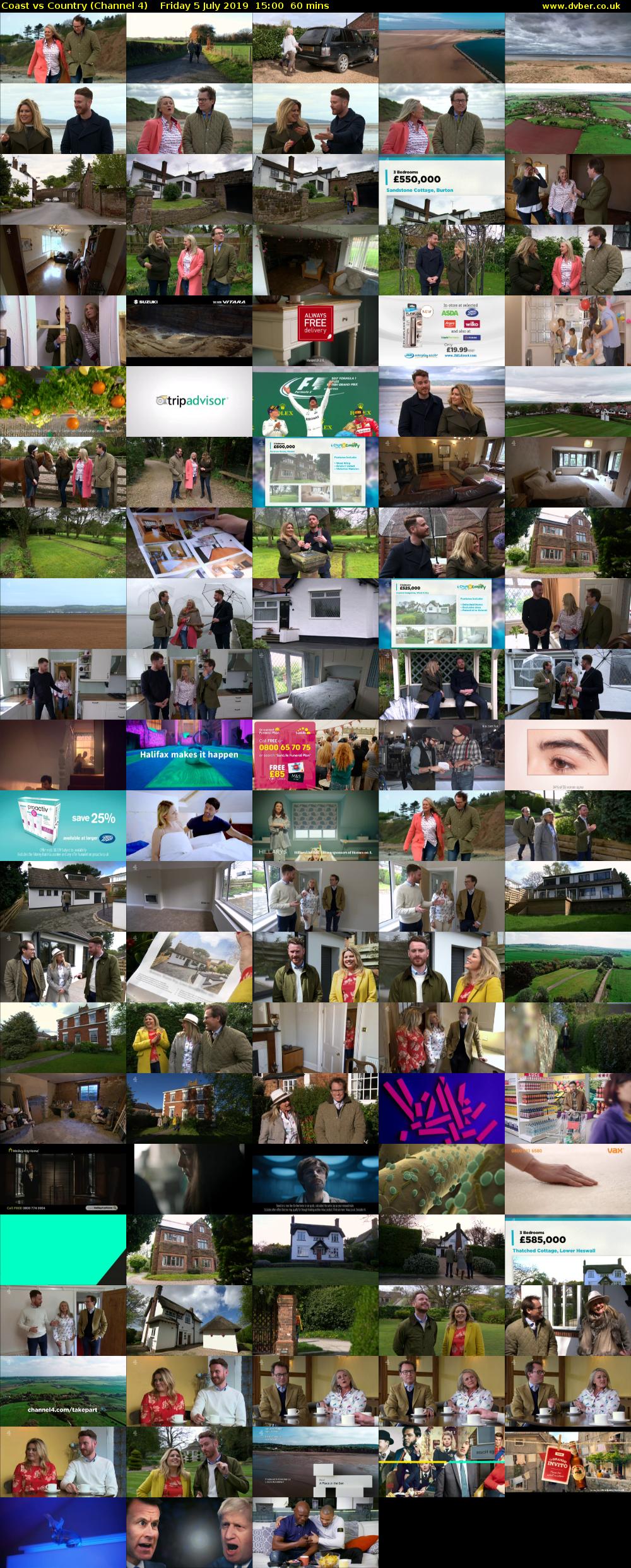 Coast vs Country (Channel 4) Friday 5 July 2019 15:00 - 16:00