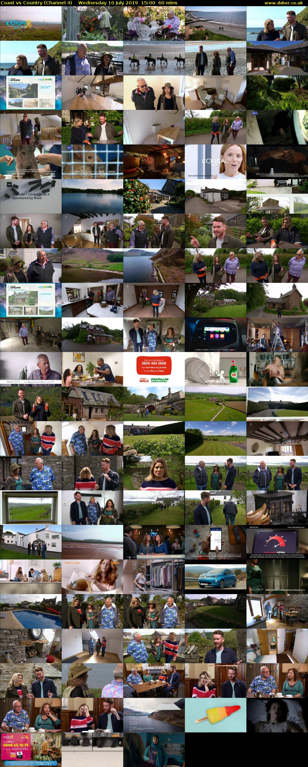 Coast vs Country (Channel 4) Wednesday 10 July 2019 15:00 - 16:00