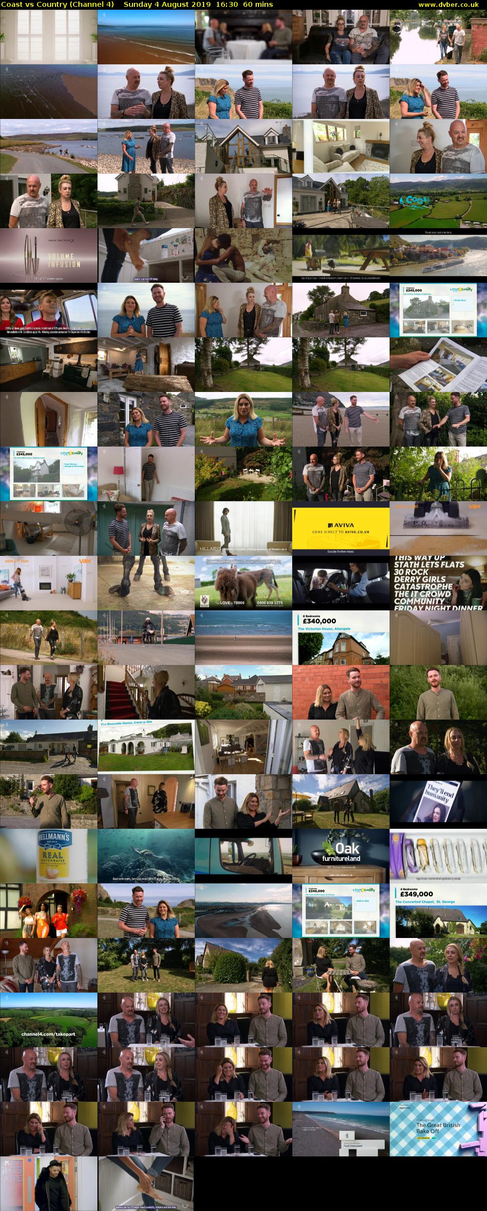 Coast vs Country (Channel 4) Sunday 4 August 2019 16:30 - 17:30