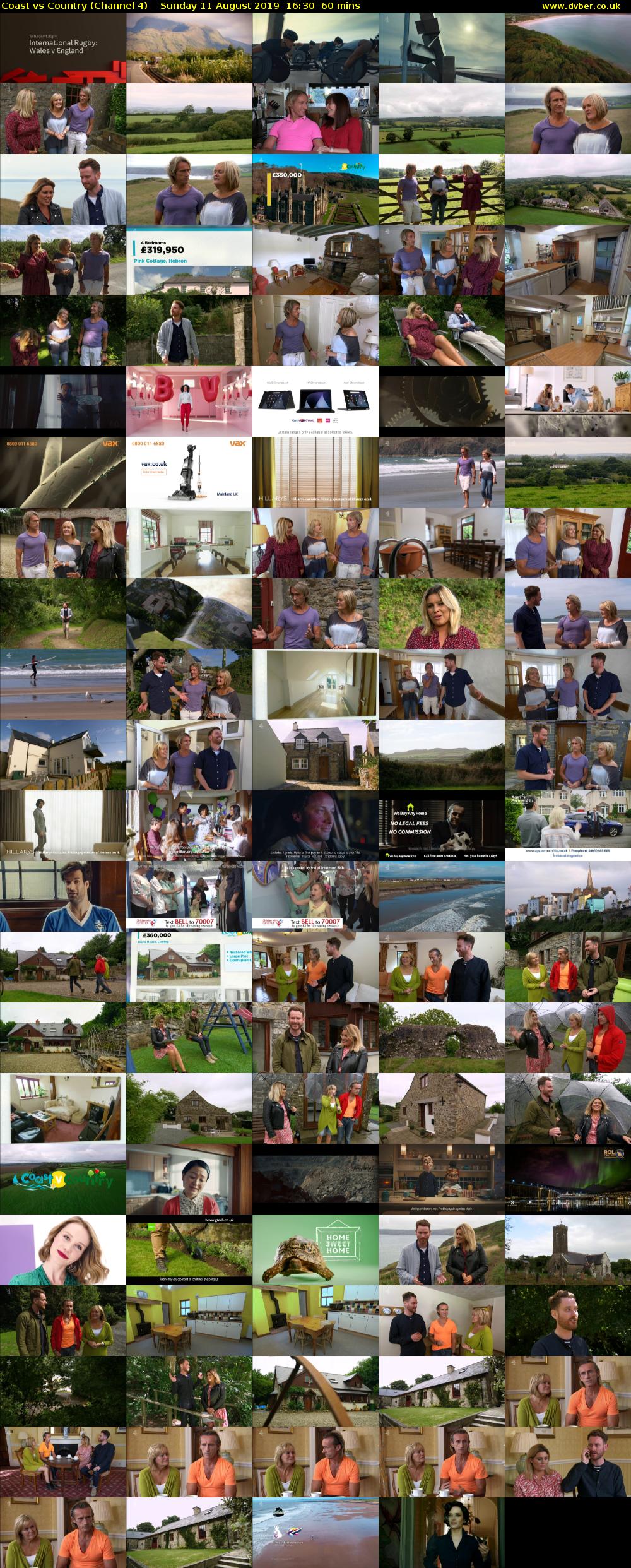 Coast vs Country (Channel 4) Sunday 11 August 2019 16:30 - 17:30