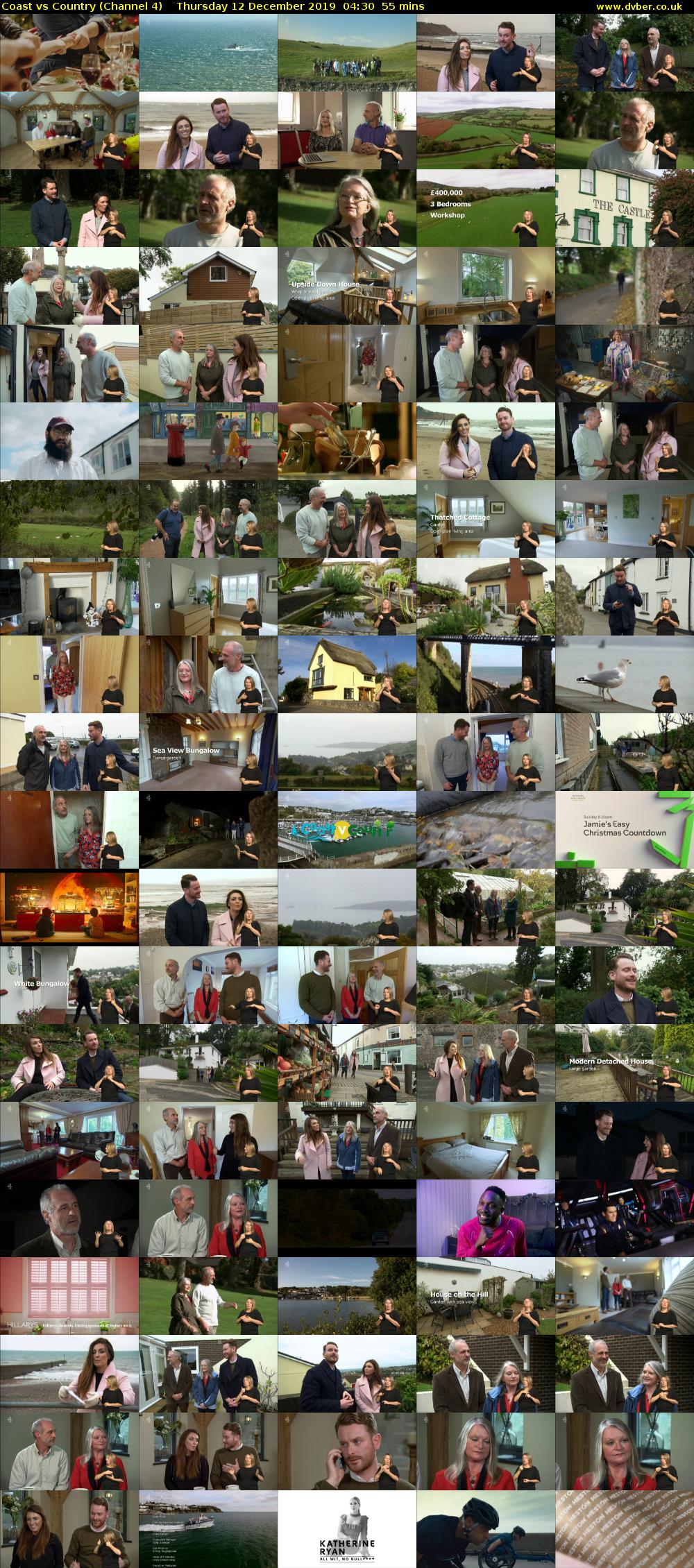 Coast vs Country (Channel 4) Thursday 12 December 2019 04:30 - 05:25