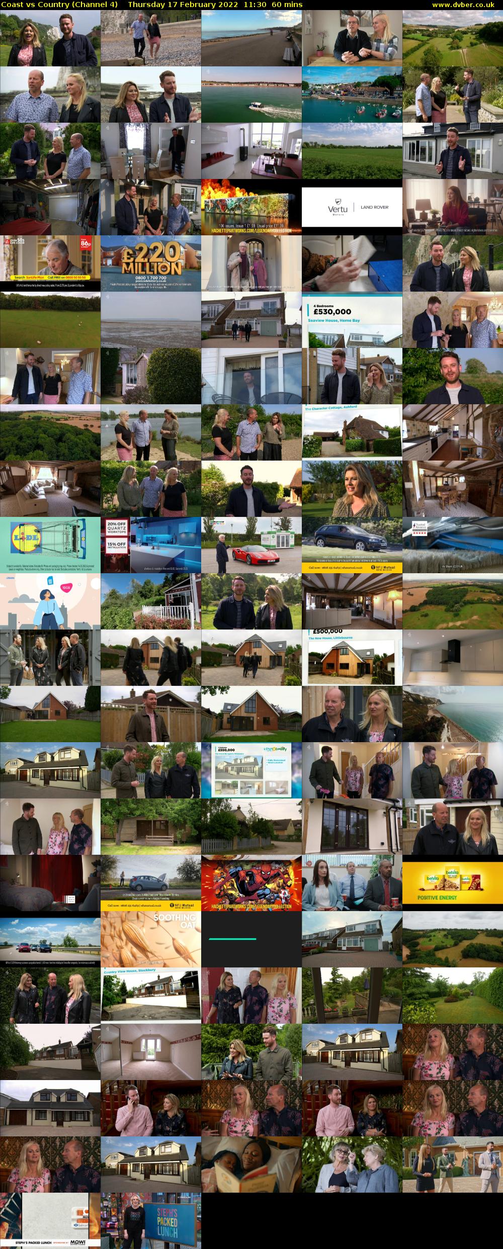 Coast vs Country (Channel 4) Thursday 17 February 2022 11:30 - 12:30