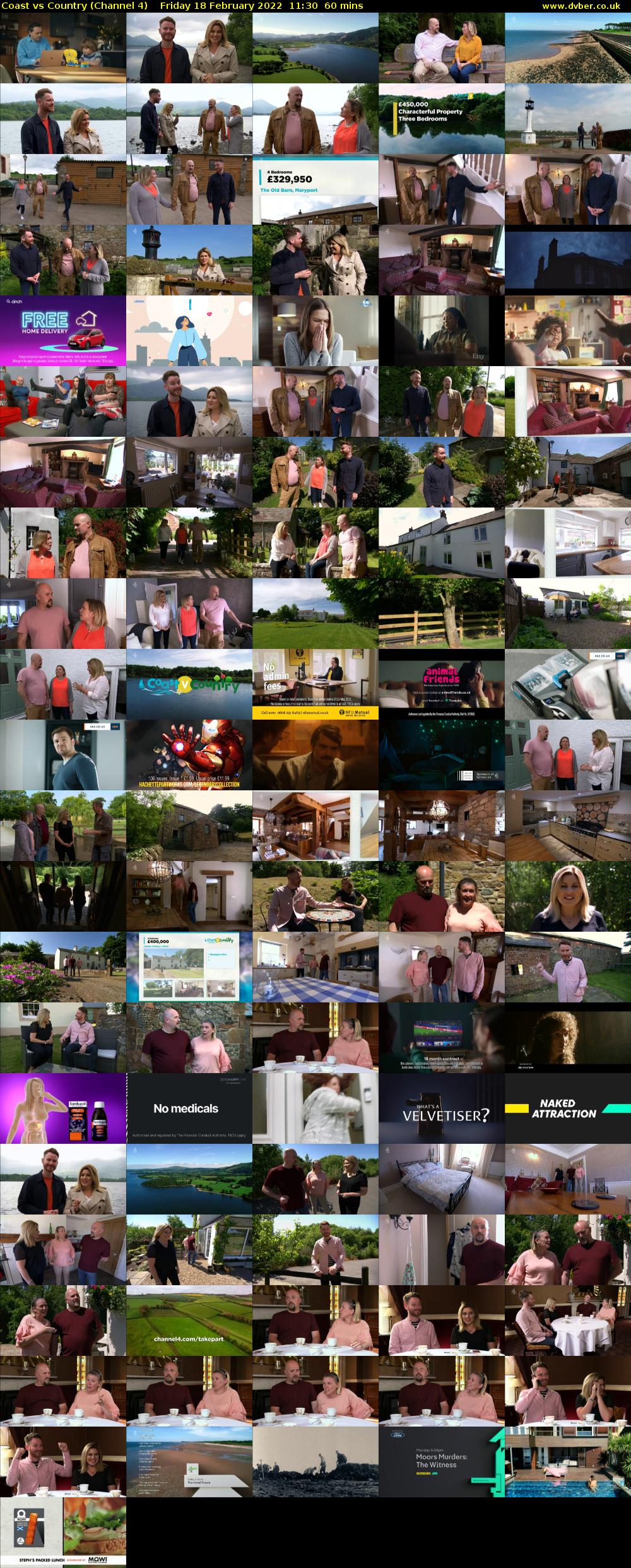 Coast vs Country (Channel 4) Friday 18 February 2022 11:30 - 12:30