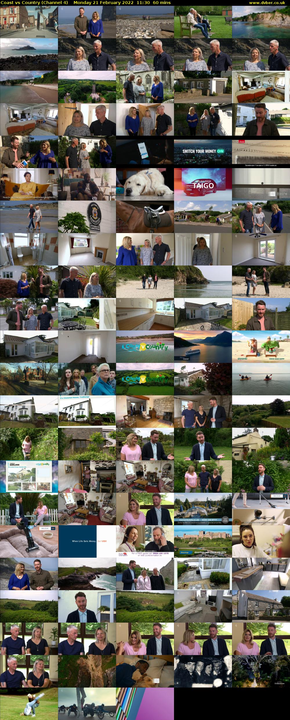 Coast vs Country (Channel 4) Monday 21 February 2022 11:30 - 12:30