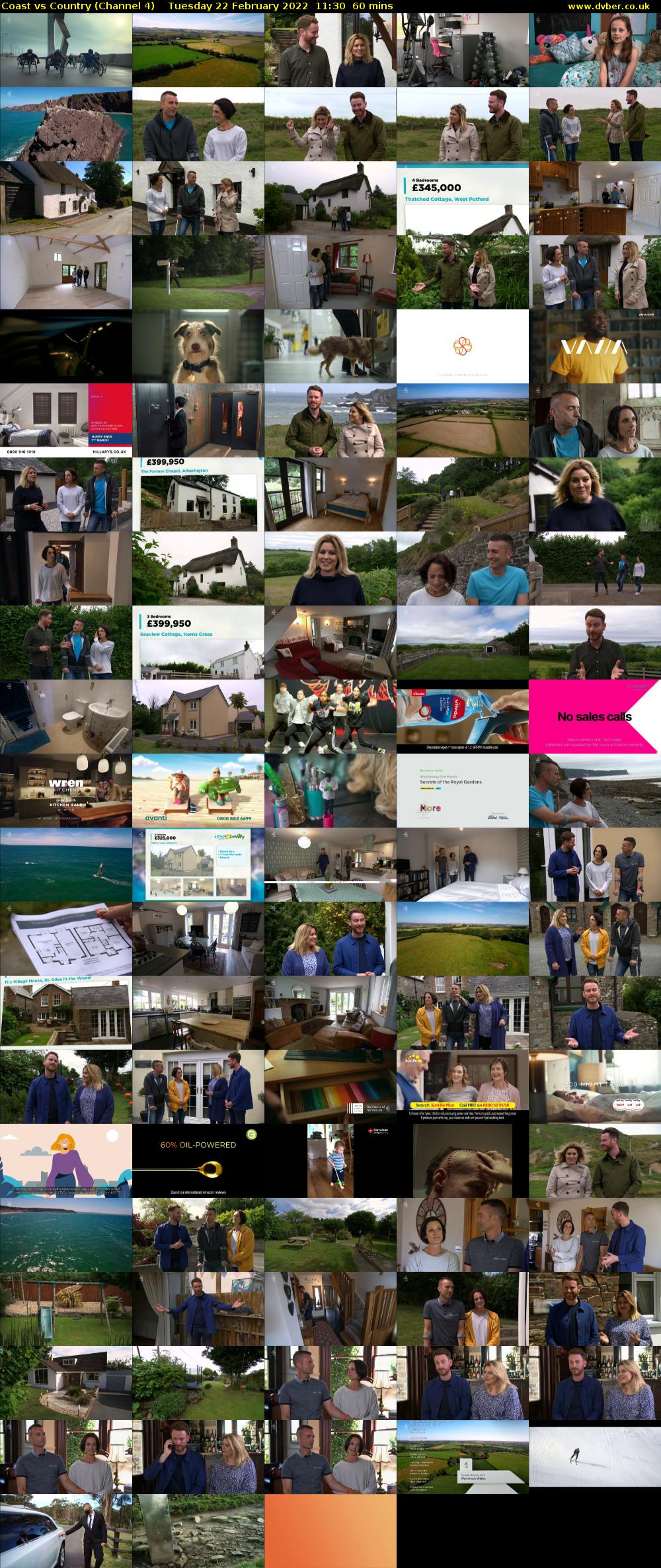 Coast vs Country (Channel 4) Tuesday 22 February 2022 11:30 - 12:30
