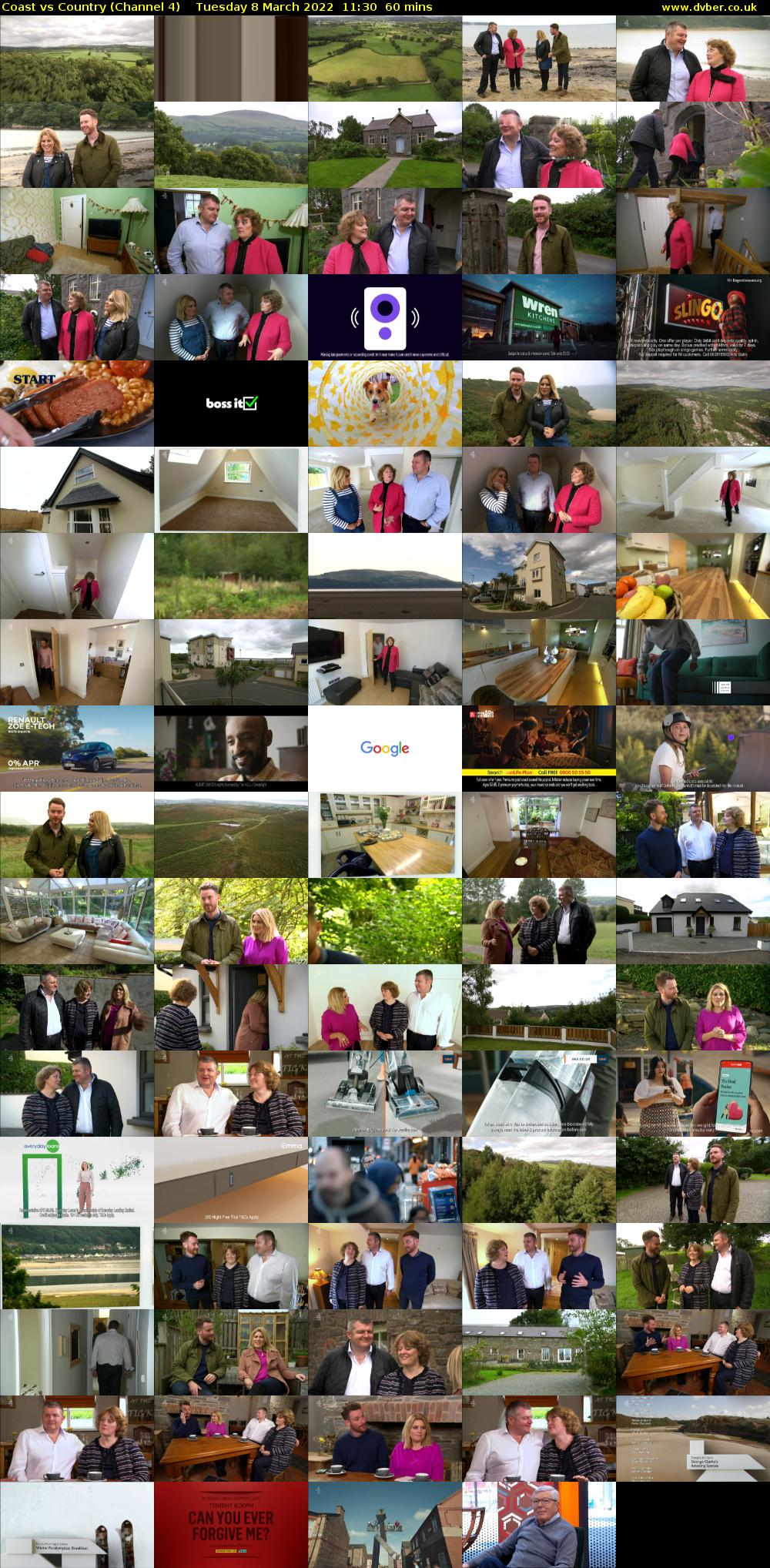 Coast vs Country (Channel 4) Tuesday 8 March 2022 11:30 - 12:30