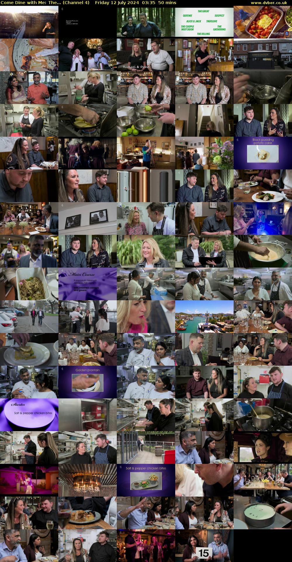 Come Dine with Me: The... (Channel 4) Friday 12 July 2024 03:35 - 04:25