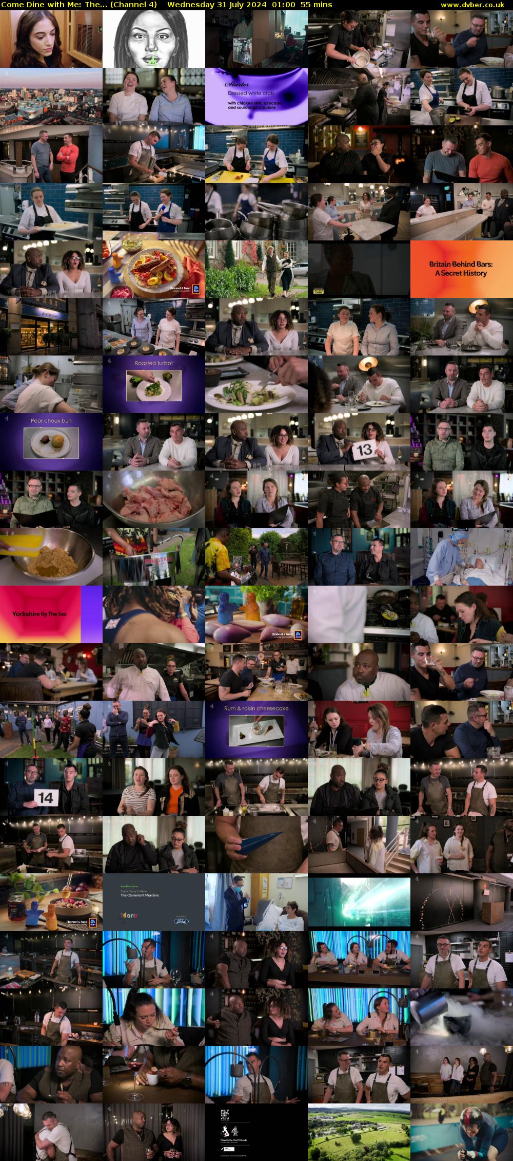 Come Dine with Me: The... (Channel 4) Wednesday 31 July 2024 01:00 - 01:55