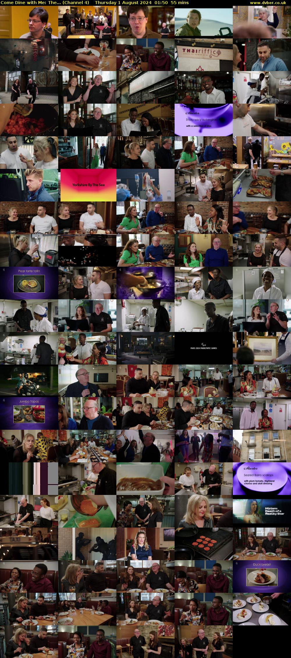 Come Dine with Me: The... (Channel 4) Thursday 1 August 2024 01:50 - 02:45