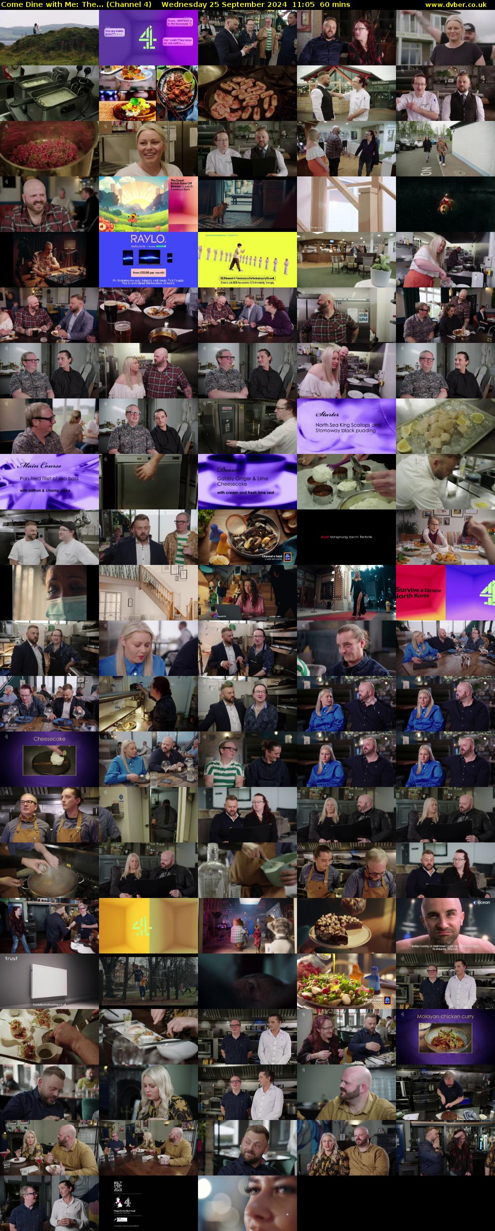 Come Dine with Me: The... (Channel 4) Wednesday 25 September 2024 11:05 - 12:05