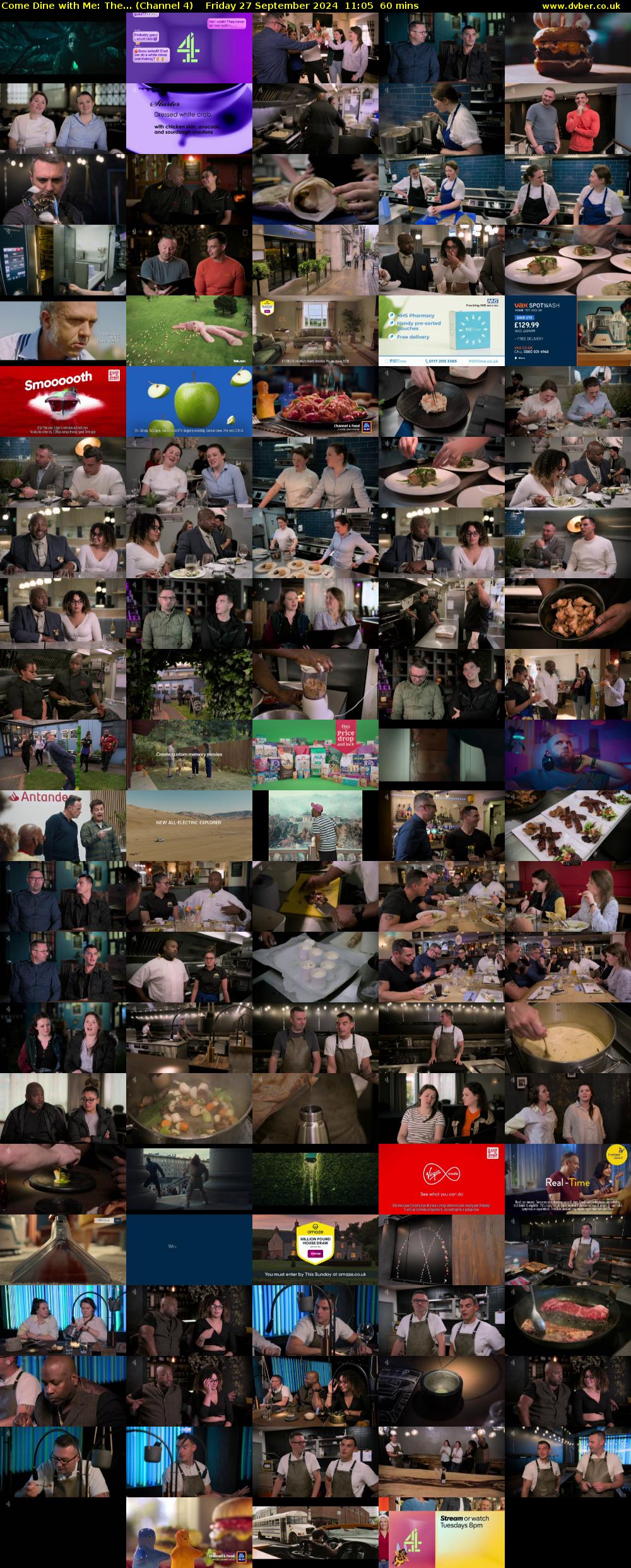 Come Dine with Me: The... (Channel 4) Friday 27 September 2024 11:05 - 12:05