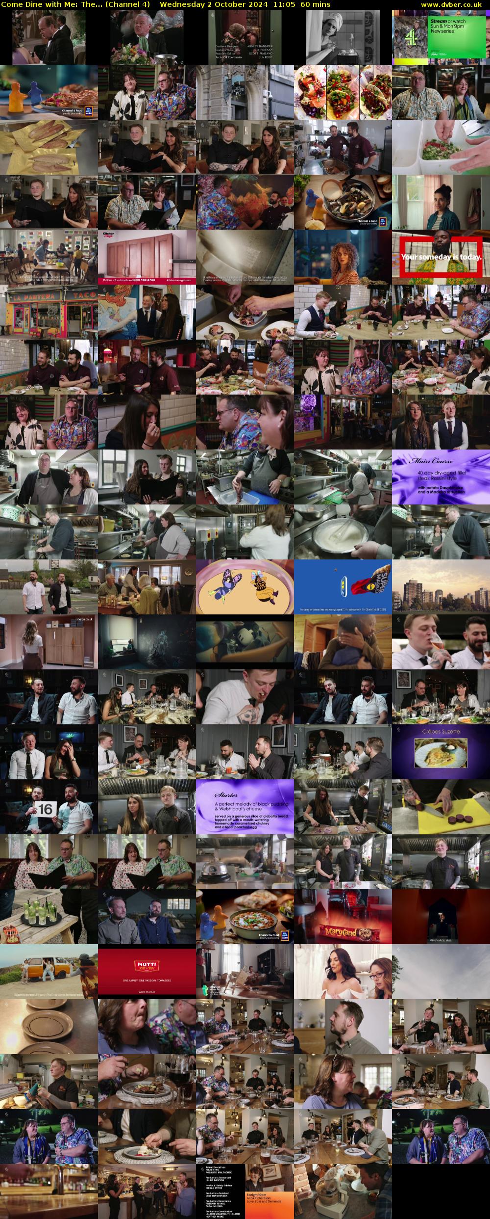Come Dine with Me: The... (Channel 4) Wednesday 2 October 2024 11:05 - 12:05