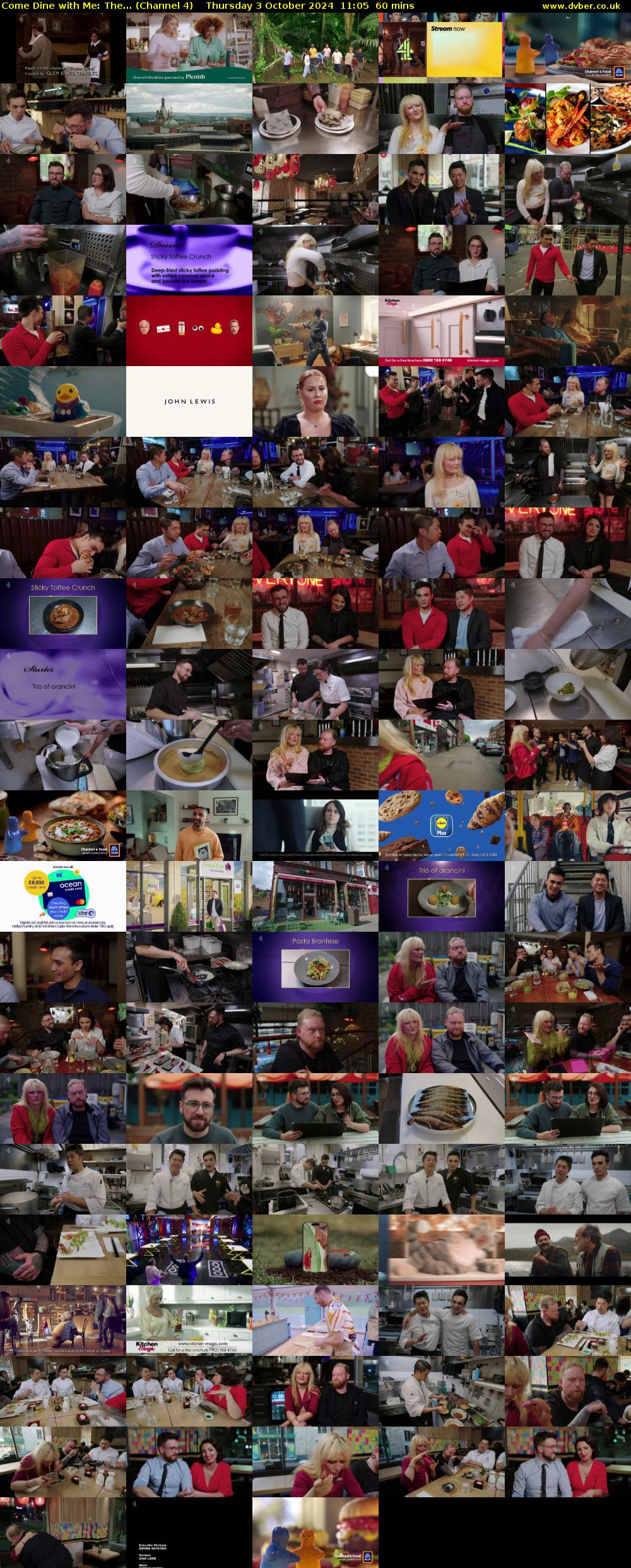 Come Dine with Me: The... (Channel 4) Thursday 3 October 2024 11:05 - 12:05