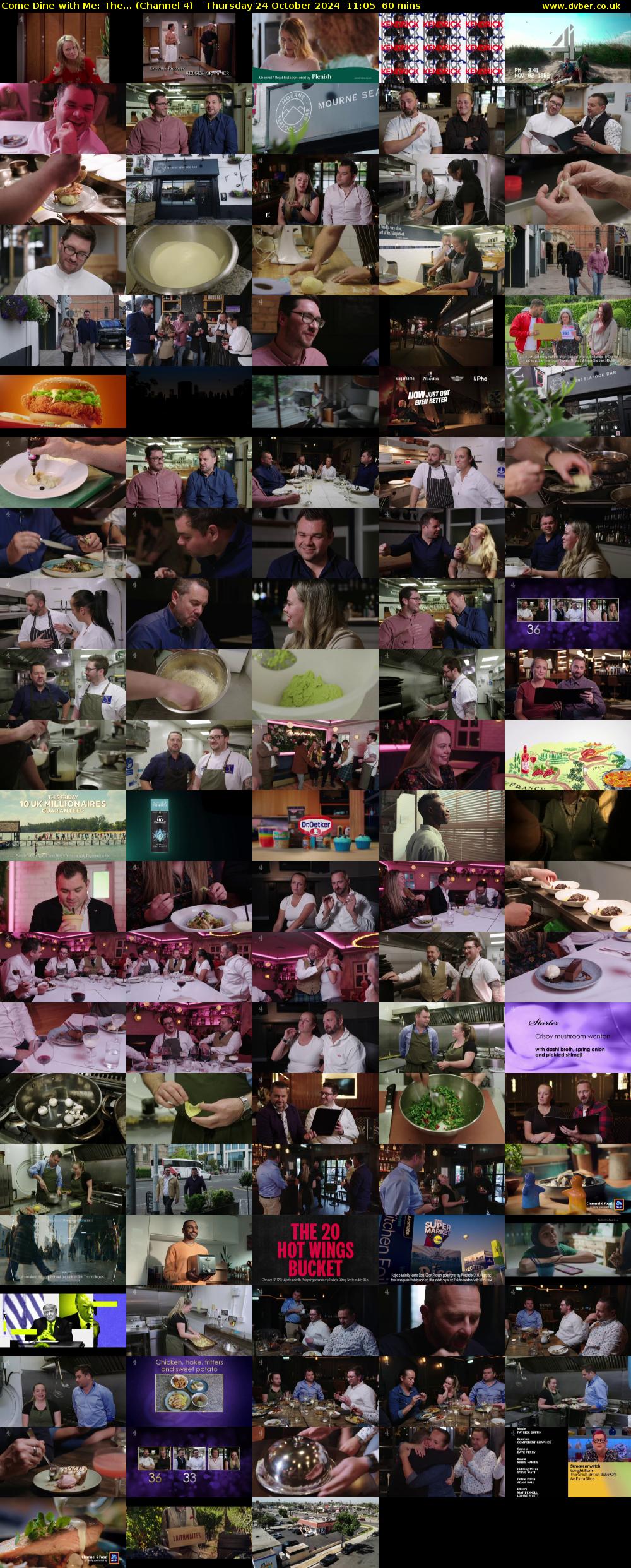 Come Dine with Me: The... (Channel 4) Thursday 24 October 2024 11:05 - 12:05