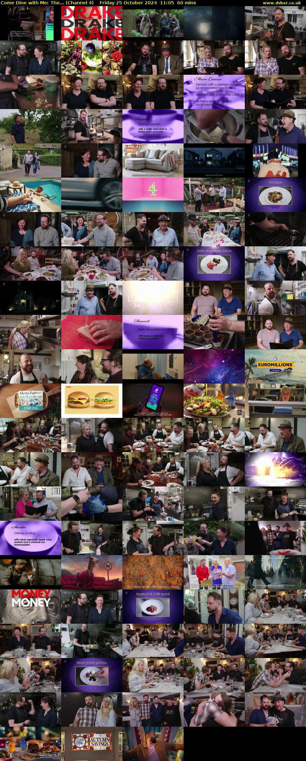 Come Dine with Me: The... (Channel 4) Friday 25 October 2024 11:05 - 12:05
