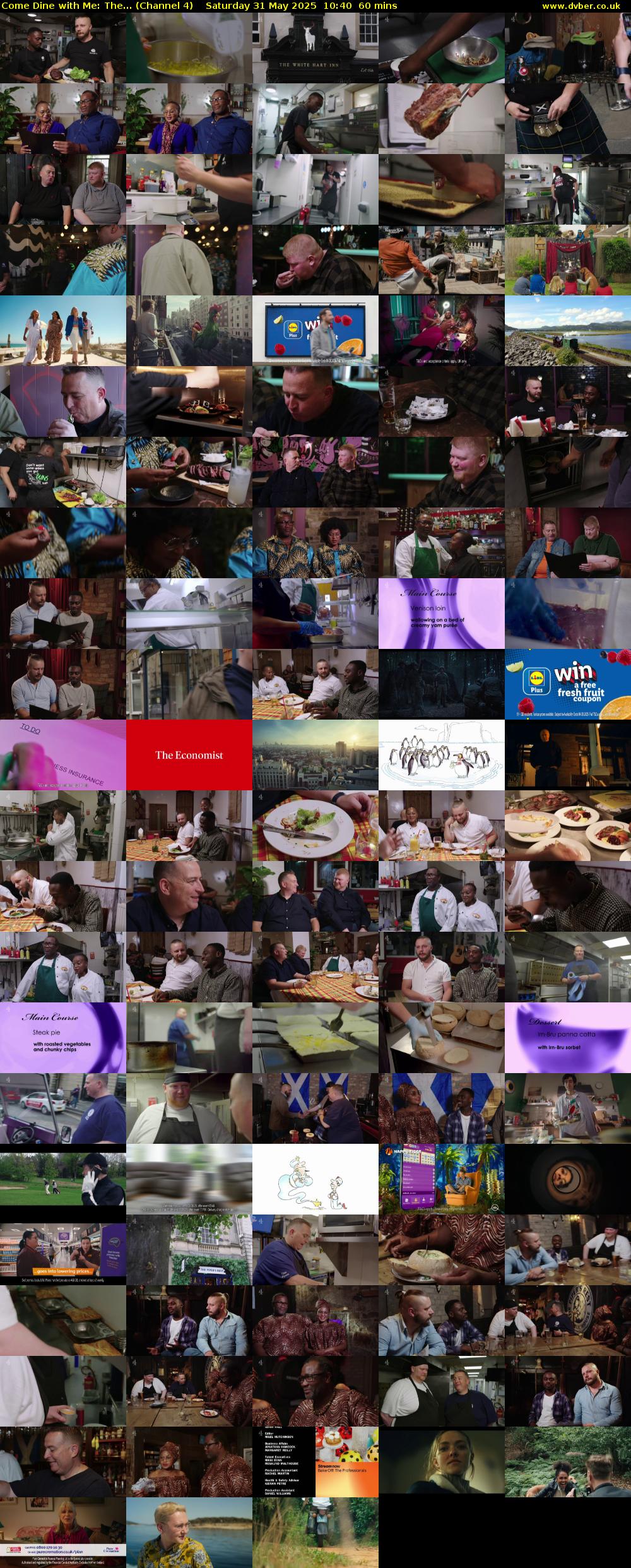 Come Dine with Me: The... (Channel 4) Saturday 31 May 2025 10:40 - 11:40