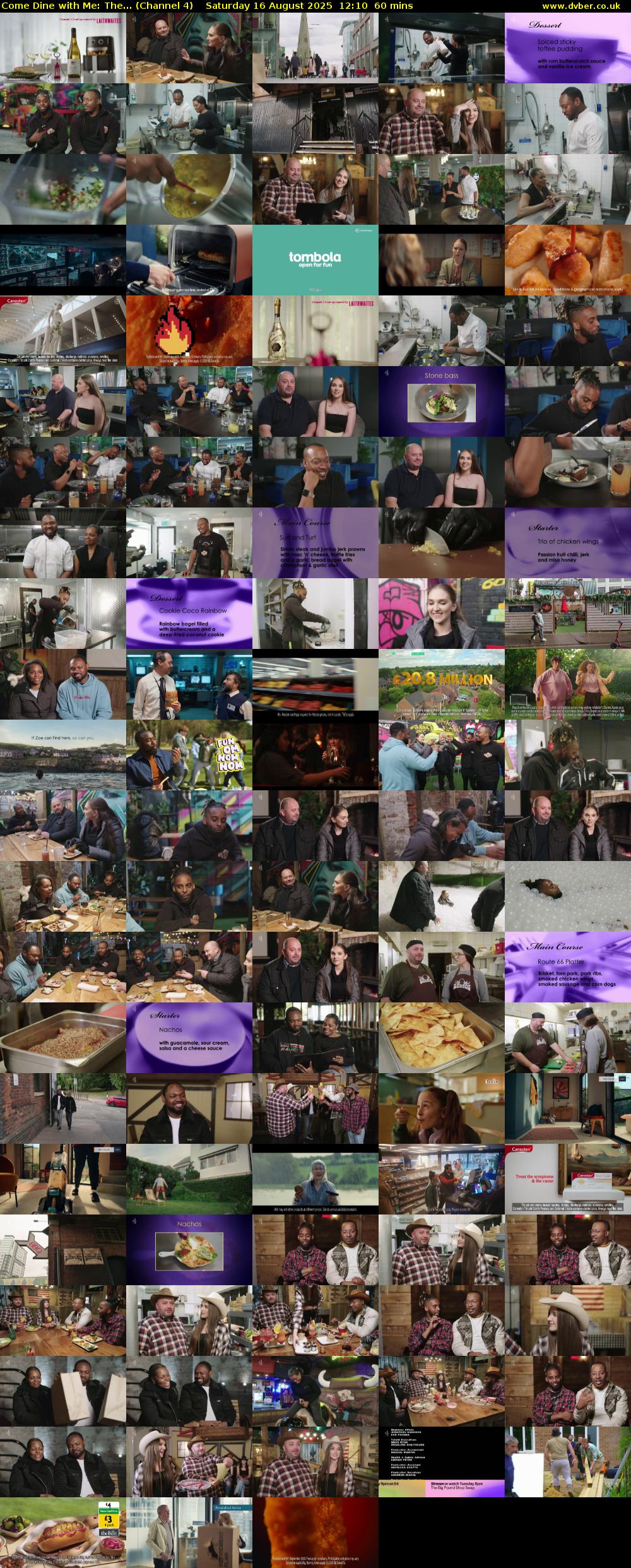Come Dine with Me: The... (Channel 4) Saturday 16 August 2025 12:10 - 13:10