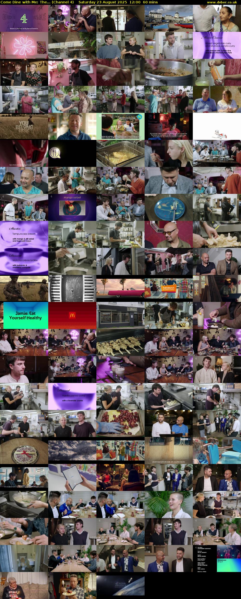 Come Dine with Me: The... (Channel 4) Saturday 23 August 2025 12:00 - 13:00