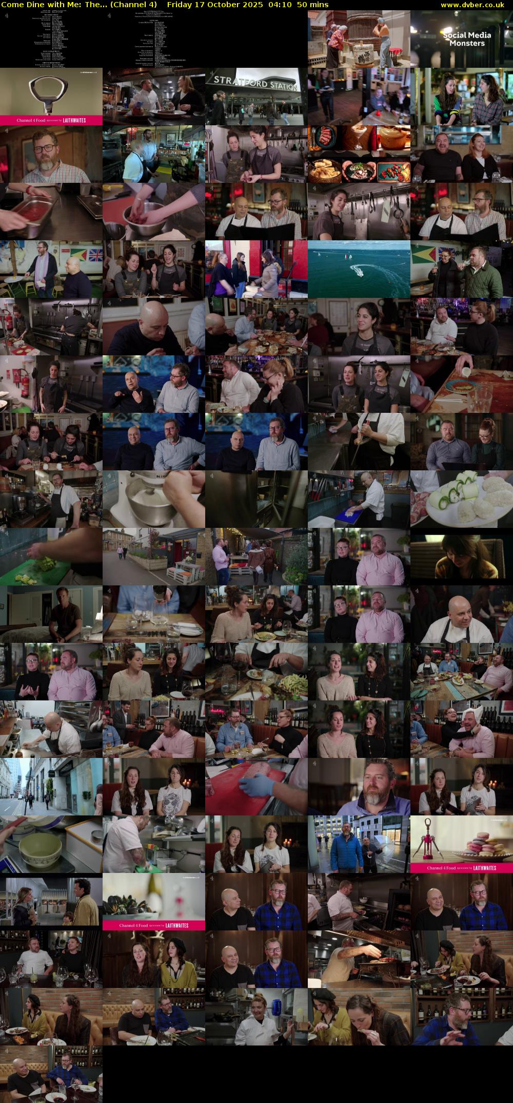 Come Dine with Me: The... (Channel 4) Friday 17 October 2025 04:10 - 05:00