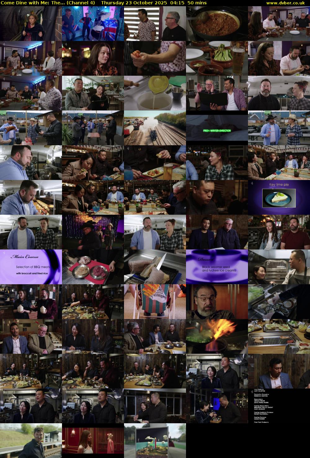 Come Dine with Me: The... (Channel 4) Thursday 23 October 2025 04:15 - 05:05