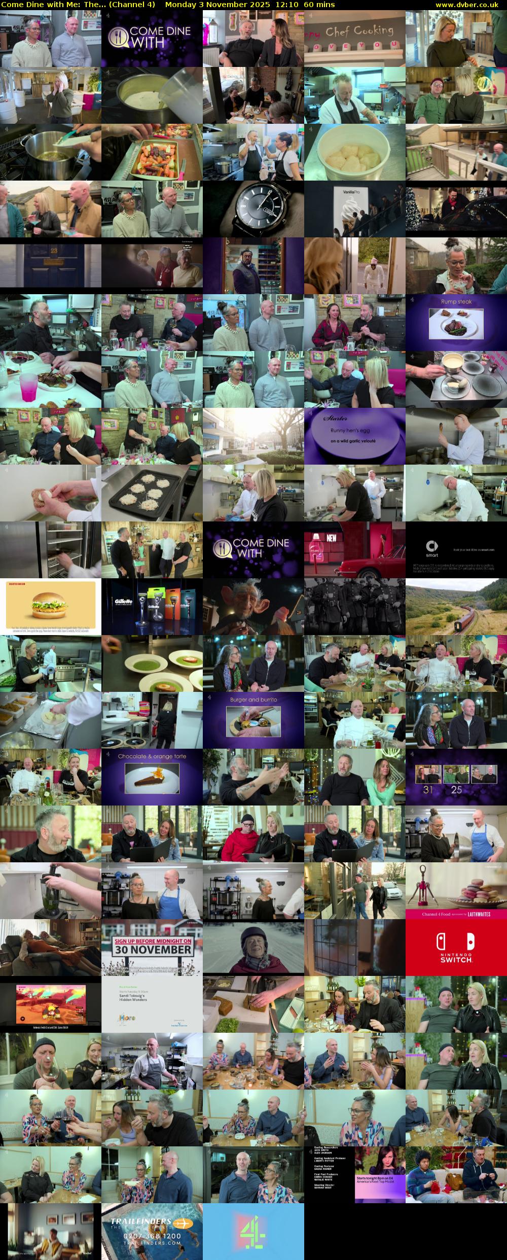 Come Dine with Me: The... (Channel 4) Monday 3 November 2025 12:10 - 13:10