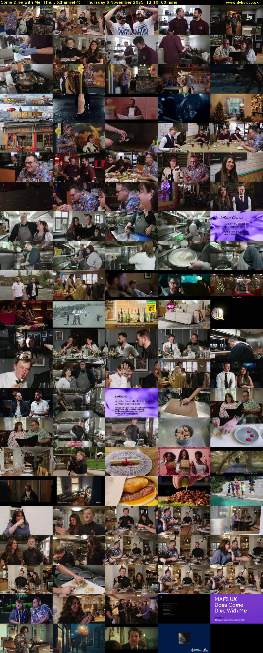 Come Dine with Me: The... (Channel 4) Thursday 6 November 2025 12:10 - 13:10