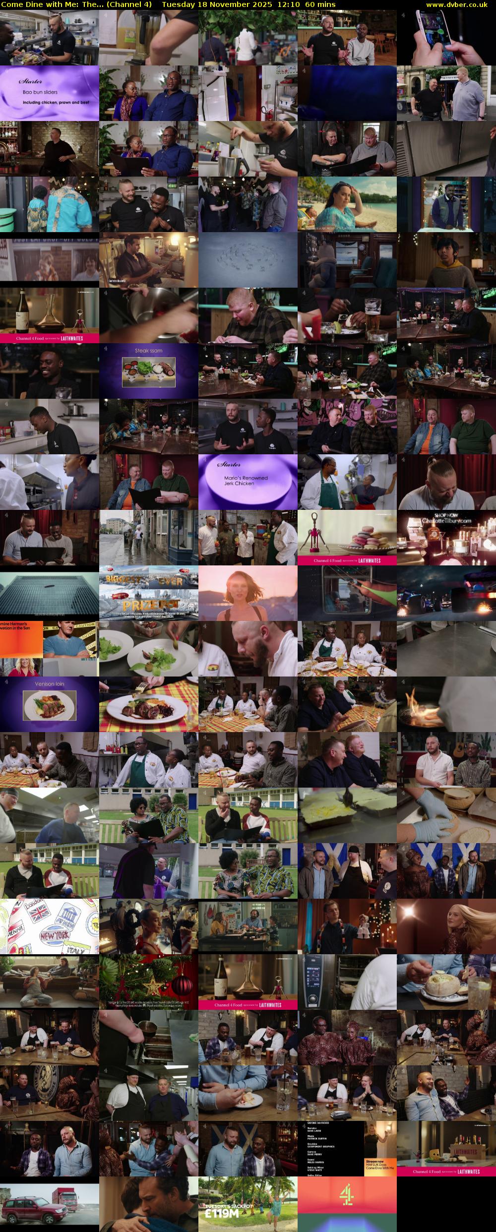 Come Dine with Me: The... (Channel 4) Tuesday 18 November 2025 12:10 - 13:10
