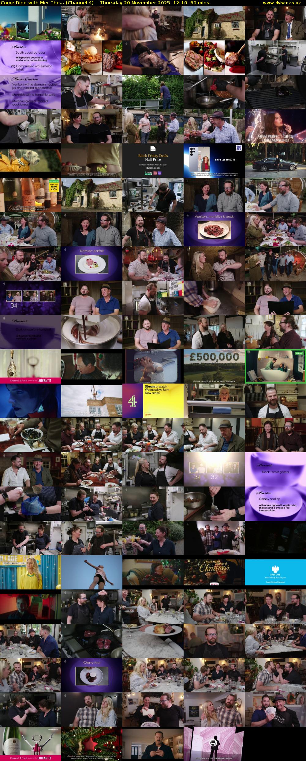 Come Dine with Me: The... (Channel 4) Thursday 20 November 2025 12:10 - 13:10