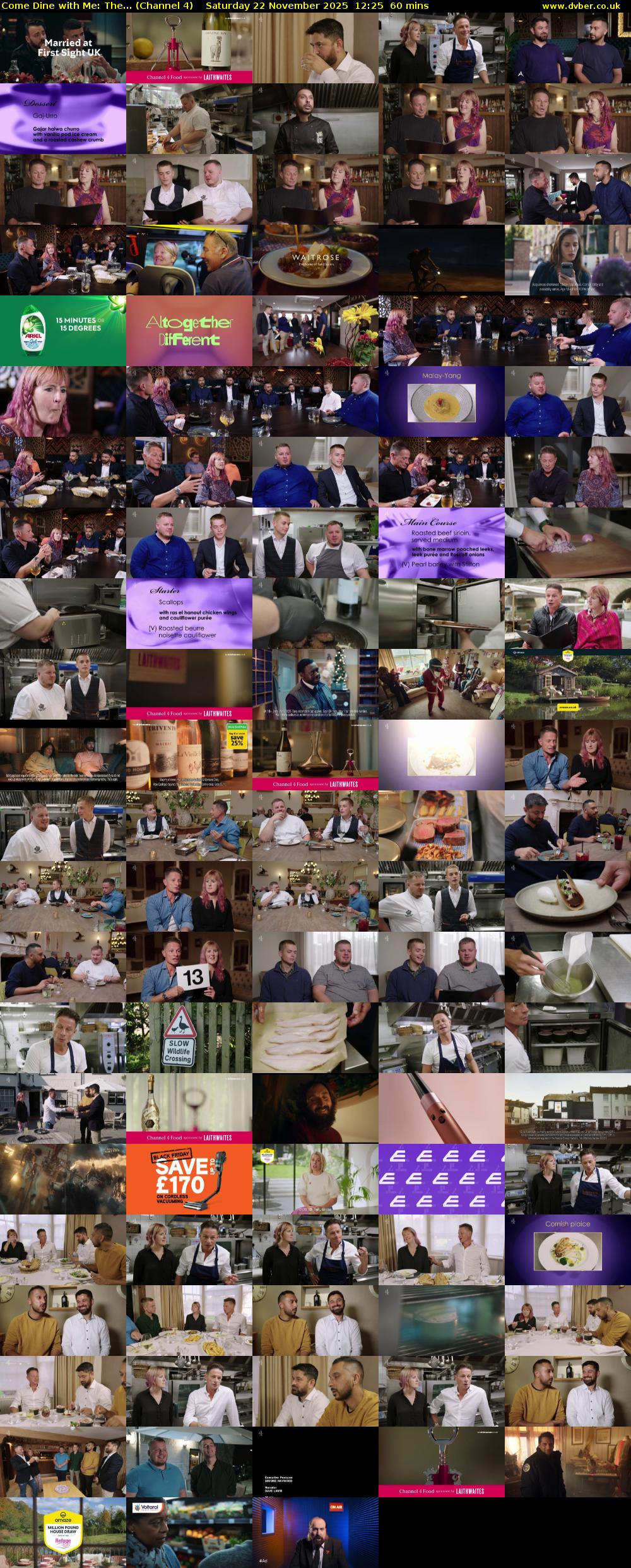 Come Dine with Me: The... (Channel 4) Saturday 22 November 2025 12:25 - 13:25