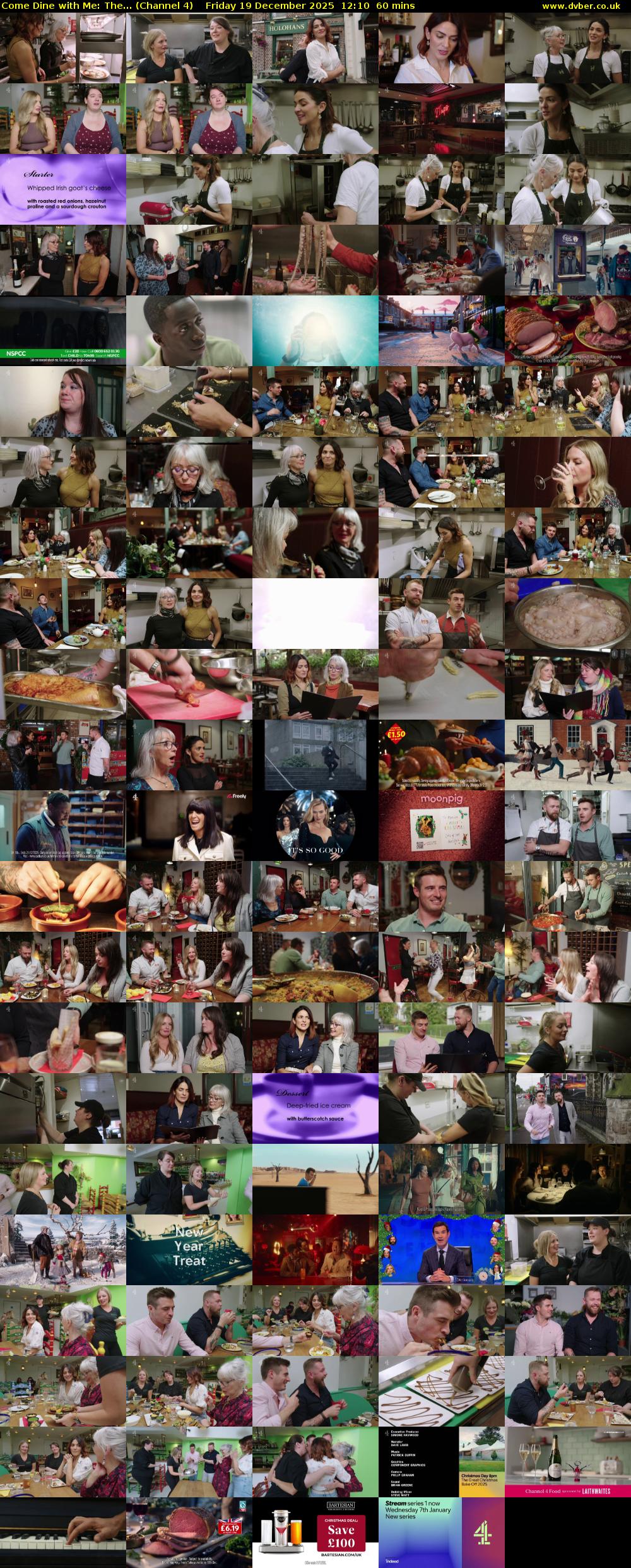 Come Dine with Me: The... (Channel 4) Friday 19 December 2025 12:10 - 13:10