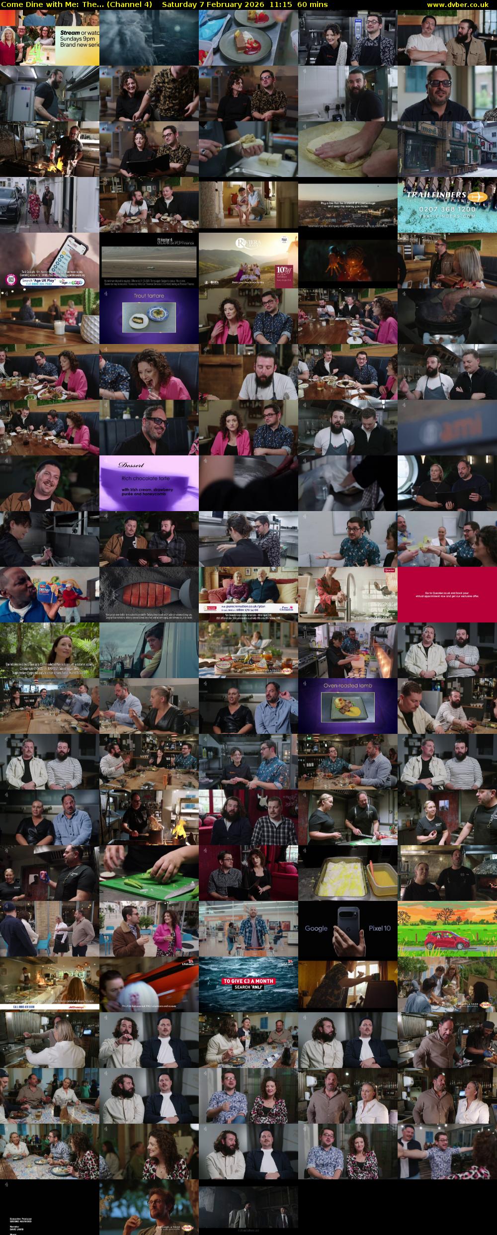 Come Dine with Me: The... (Channel 4) Saturday 7 February 2026 11:15 - 12:15