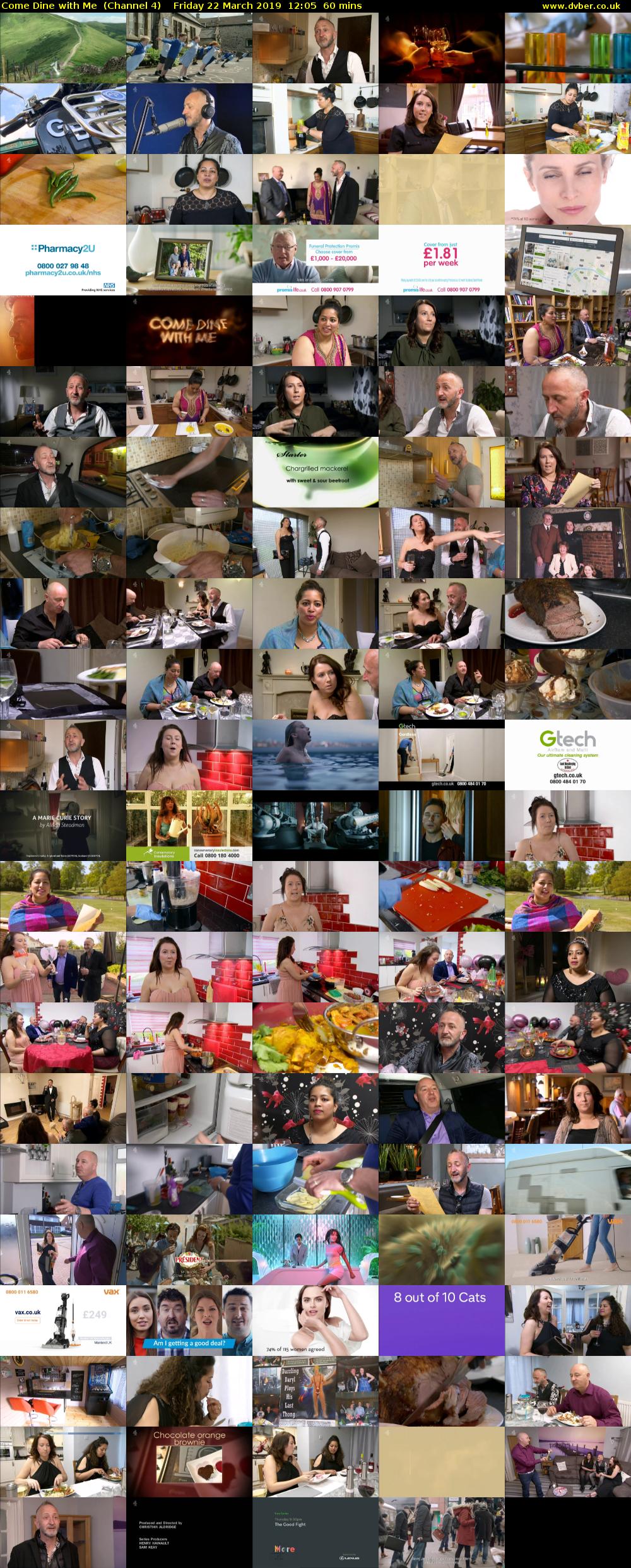 Come Dine with Me  (Channel 4) Friday 22 March 2019 12:05 - 13:05