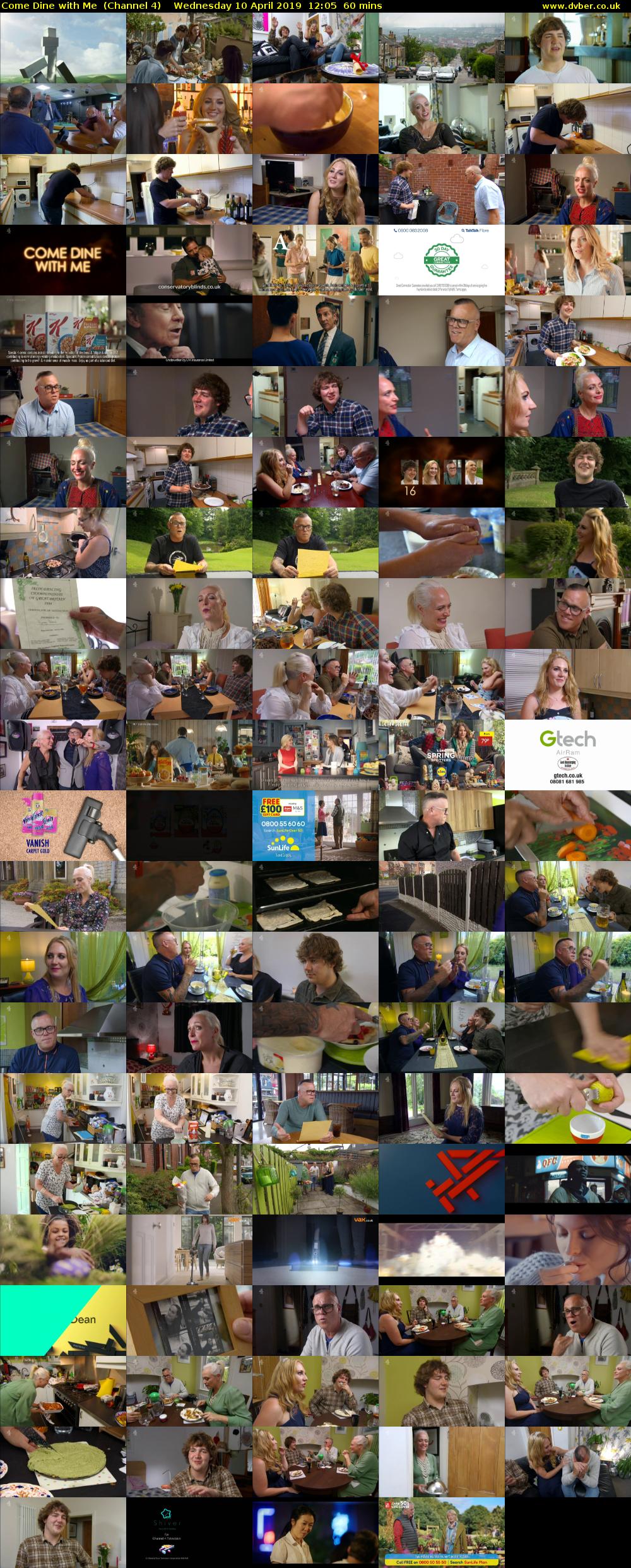 Come Dine with Me  (Channel 4) Wednesday 10 April 2019 12:05 - 13:05