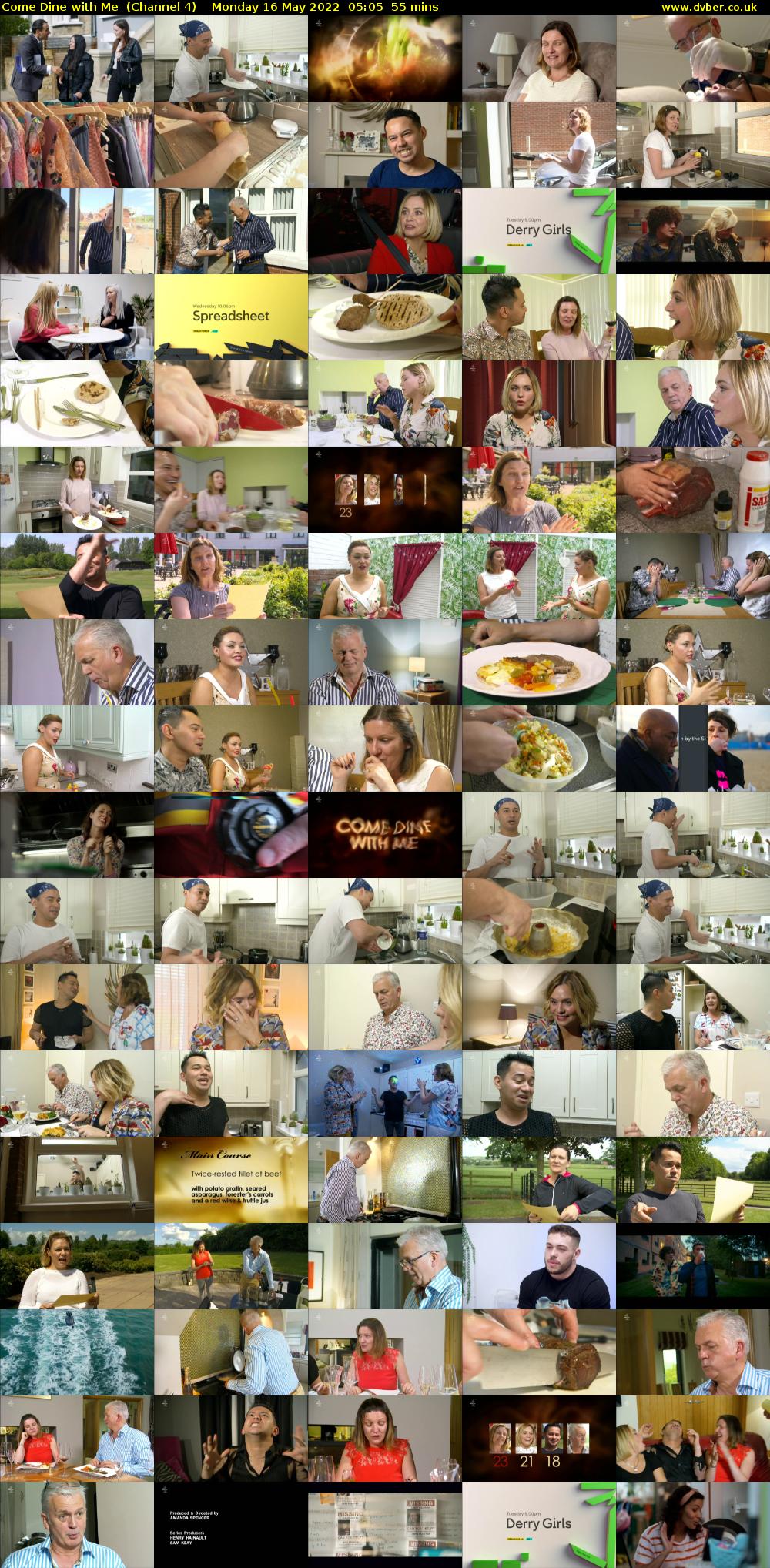 Come Dine with Me  (Channel 4) Monday 16 May 2022 05:05 - 06:00