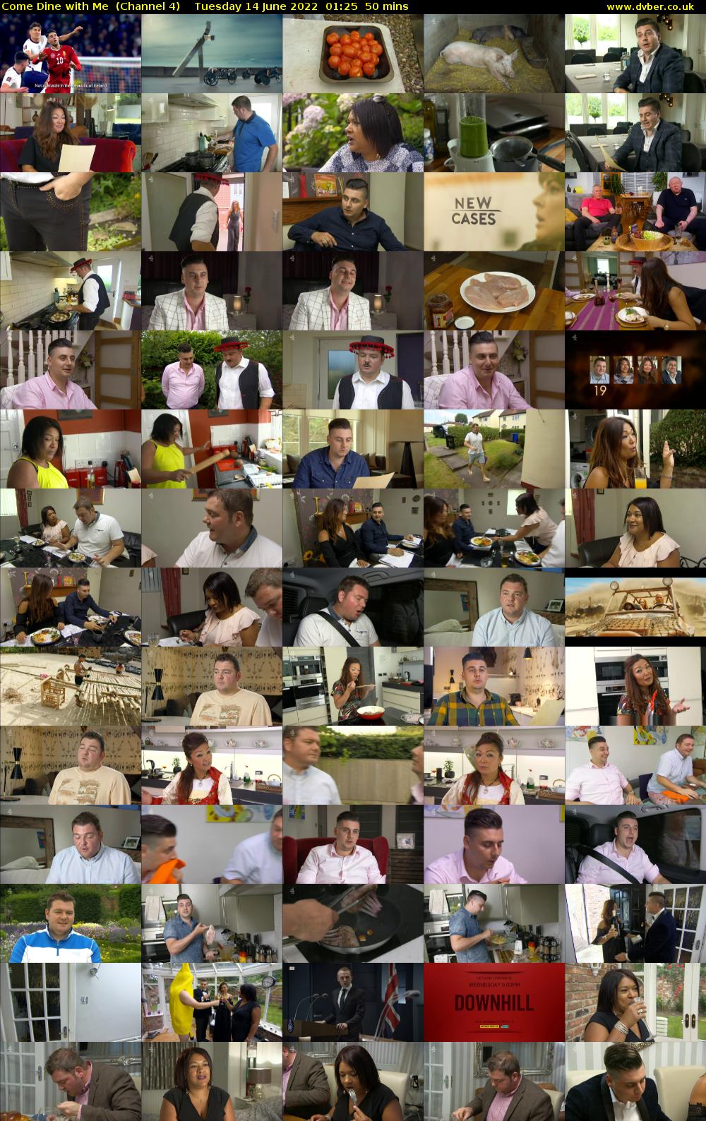 Come Dine with Me  (Channel 4) Tuesday 14 June 2022 01:25 - 02:15