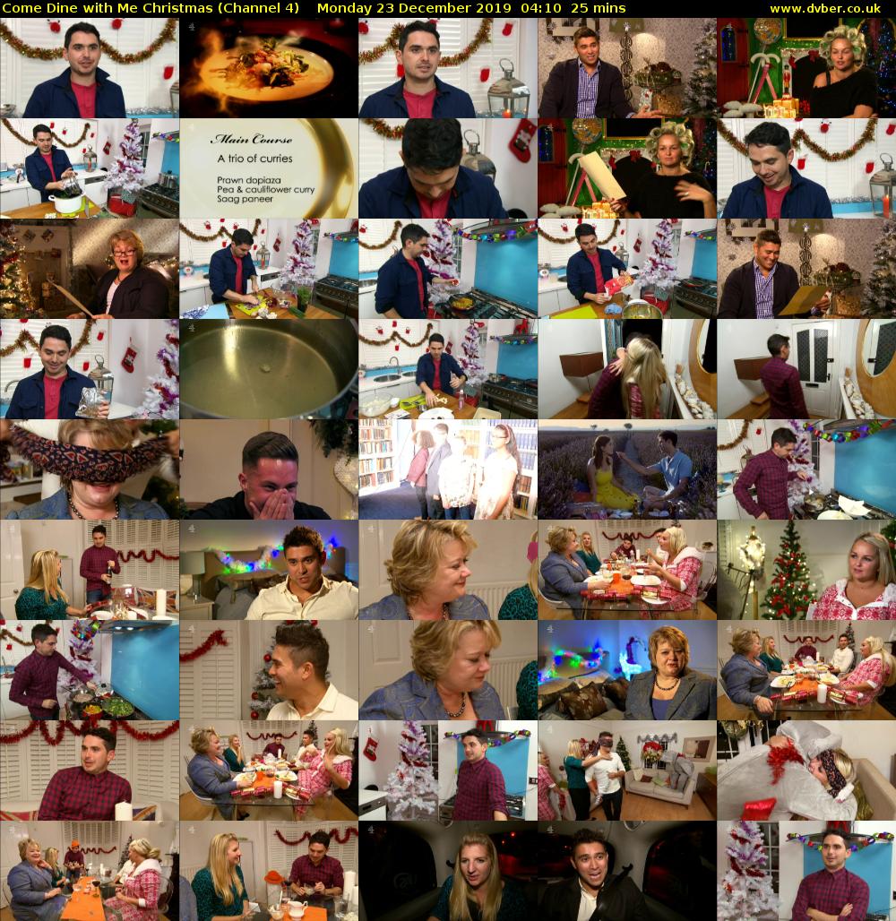 Come Dine with Me Christmas (Channel 4) Monday 23 December 2019 04:10 - 04:35
