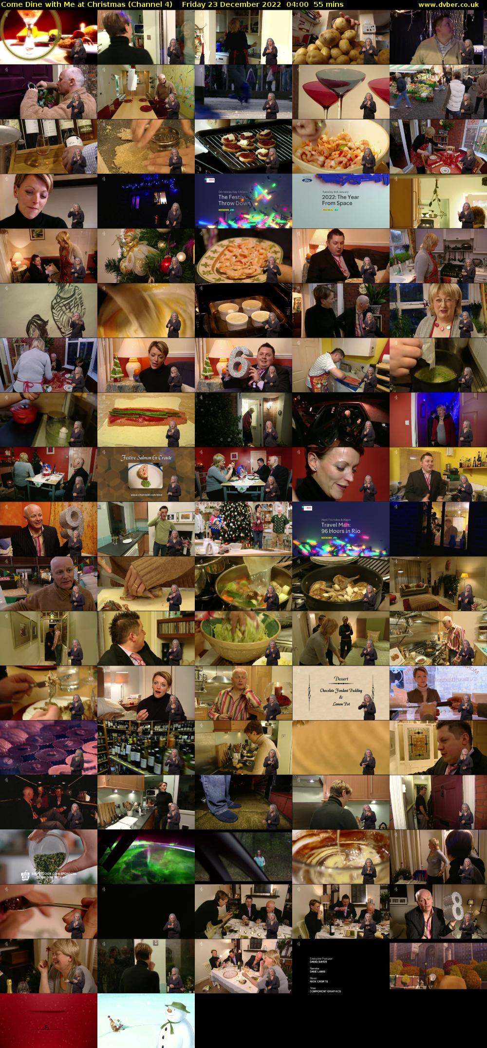 Come Dine with Me at Christmas (Channel 4) Friday 23 December 2022 04:00 - 04:55