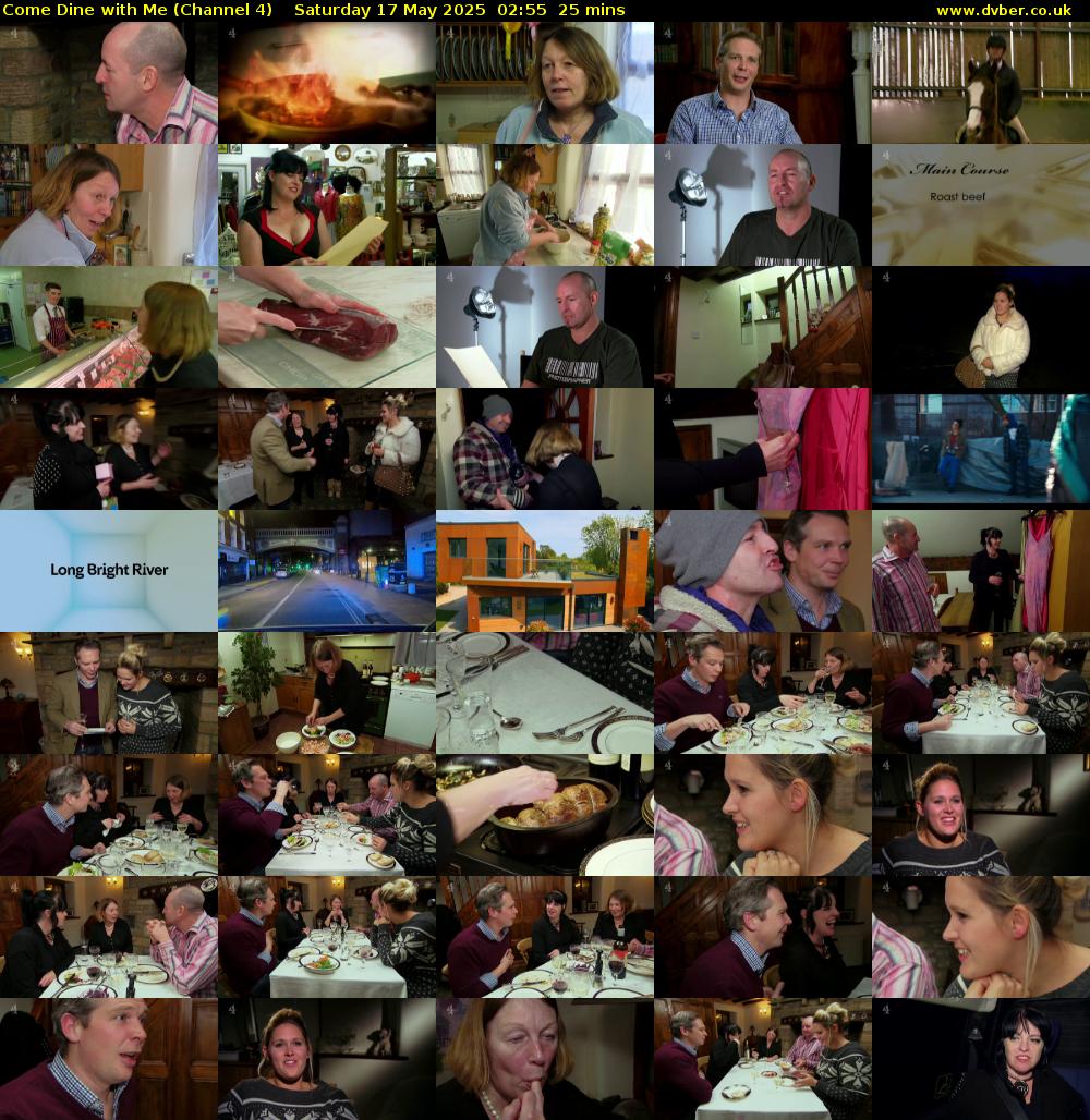 Come Dine with Me (Channel 4) Saturday 17 May 2025 02:55 - 03:20