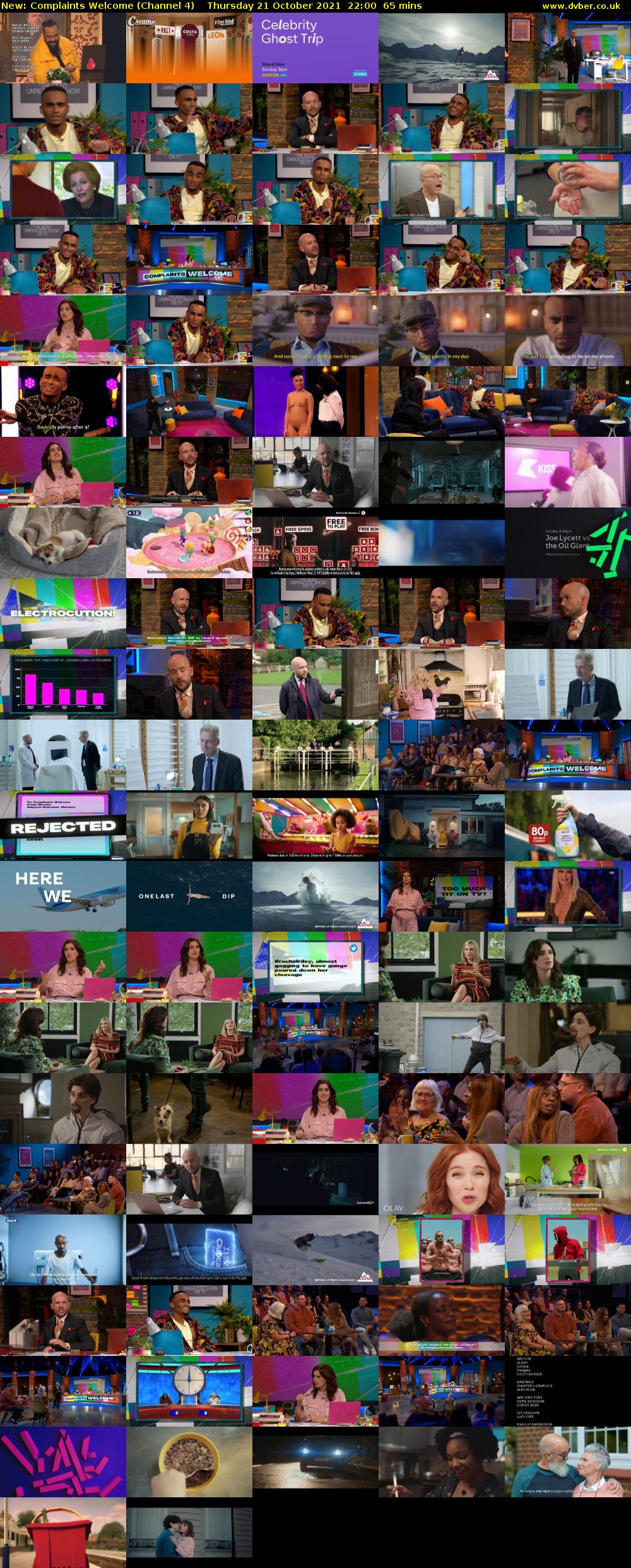 Complaints Welcome (Channel 4) Thursday 21 October 2021 22:00 - 23:05