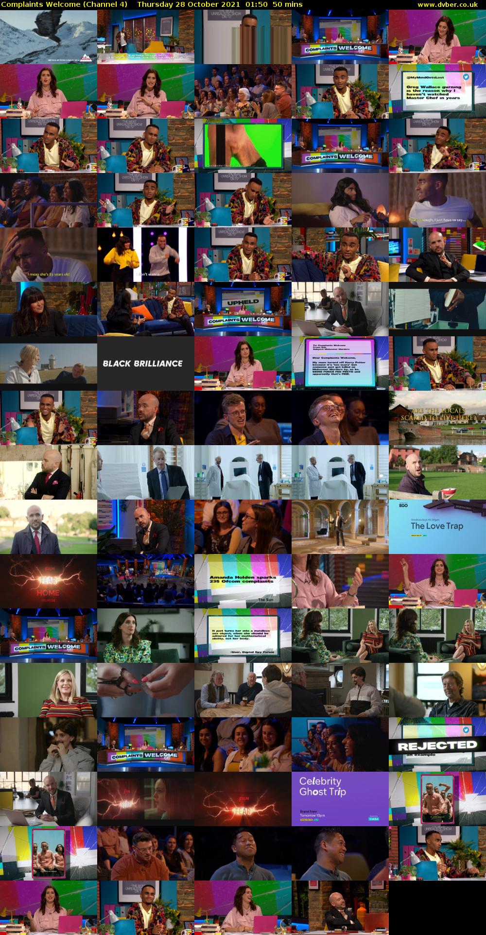 Complaints Welcome (Channel 4) Thursday 28 October 2021 01:50 - 02:40