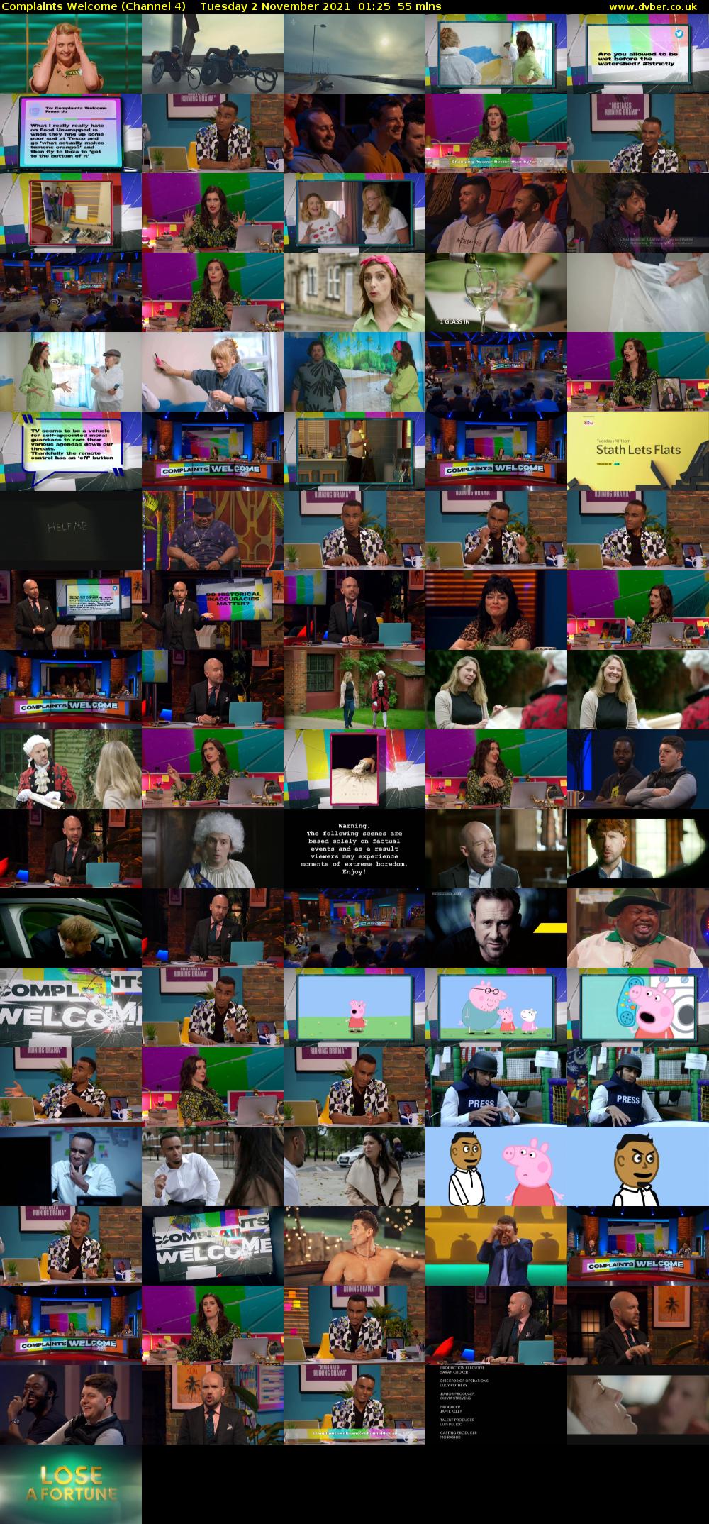 Complaints Welcome (Channel 4) Tuesday 2 November 2021 01:25 - 02:20