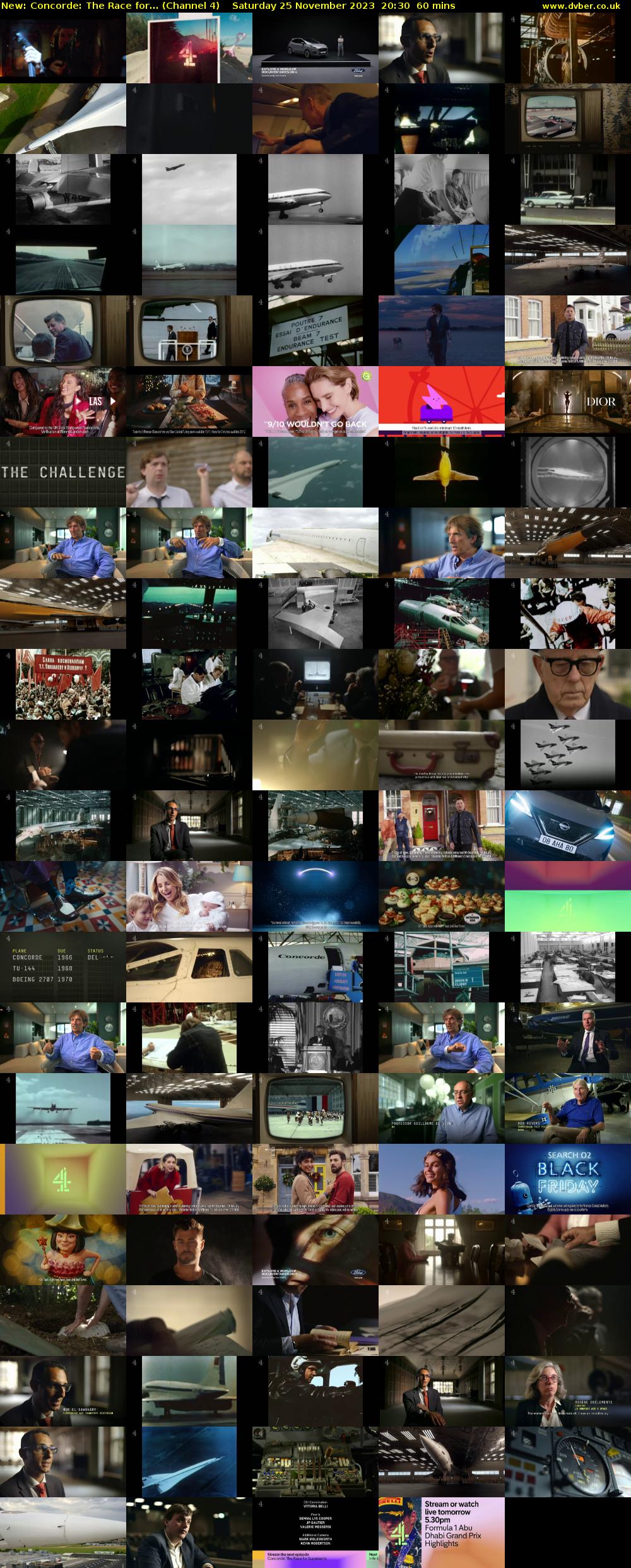 Concorde: The Race for... (Channel 4) Saturday 25 November 2023 20:30 - 21:30