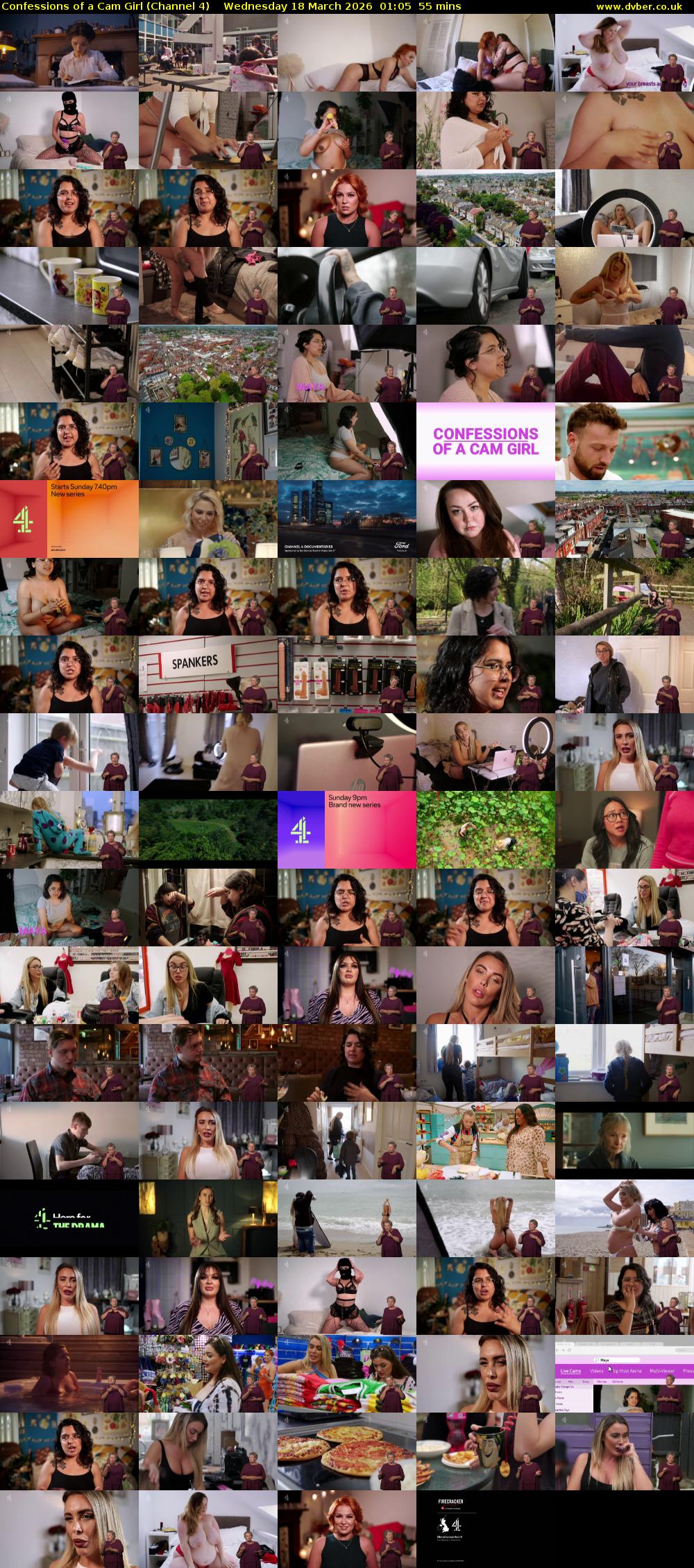 Confessions of a Cam Girl (Channel 4) Wednesday 18 March 2026 01:05 - 02:00
